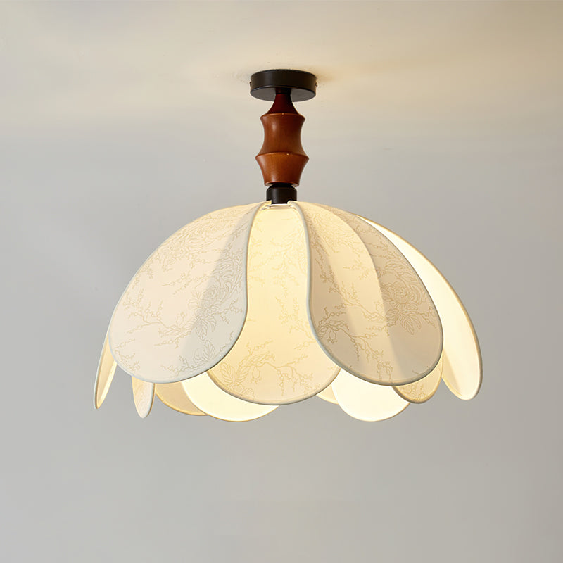 Savoy Natural Fabric Ceiling Light