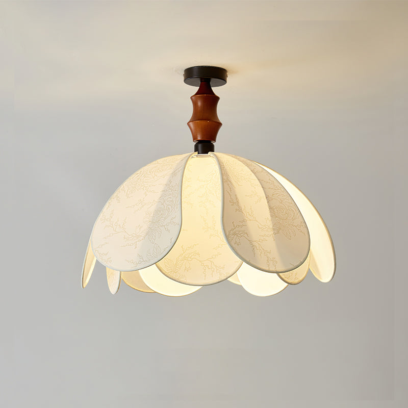 Savoy Natural Fabric Ceiling Light