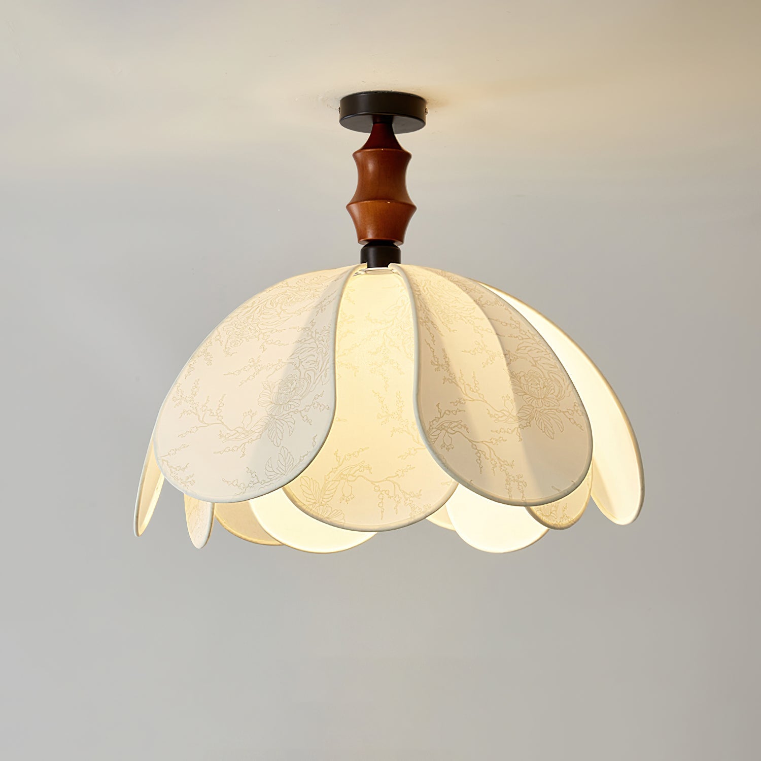 Savoy Natural Fabric Ceiling Light