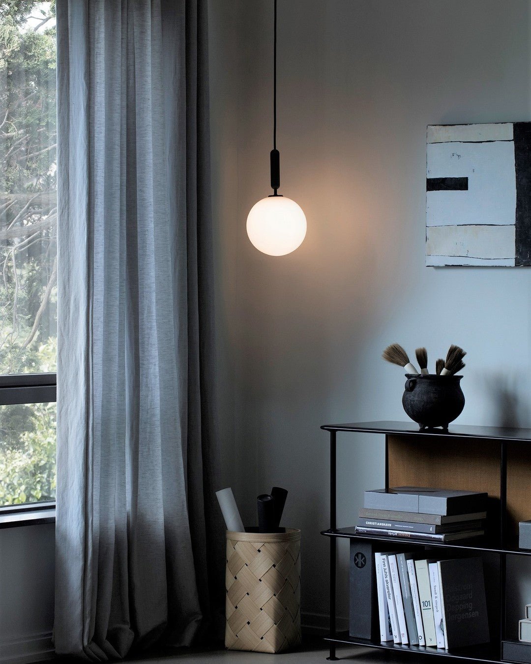 Scandiluxe Brass Pendant Swag Light - Blowlighting