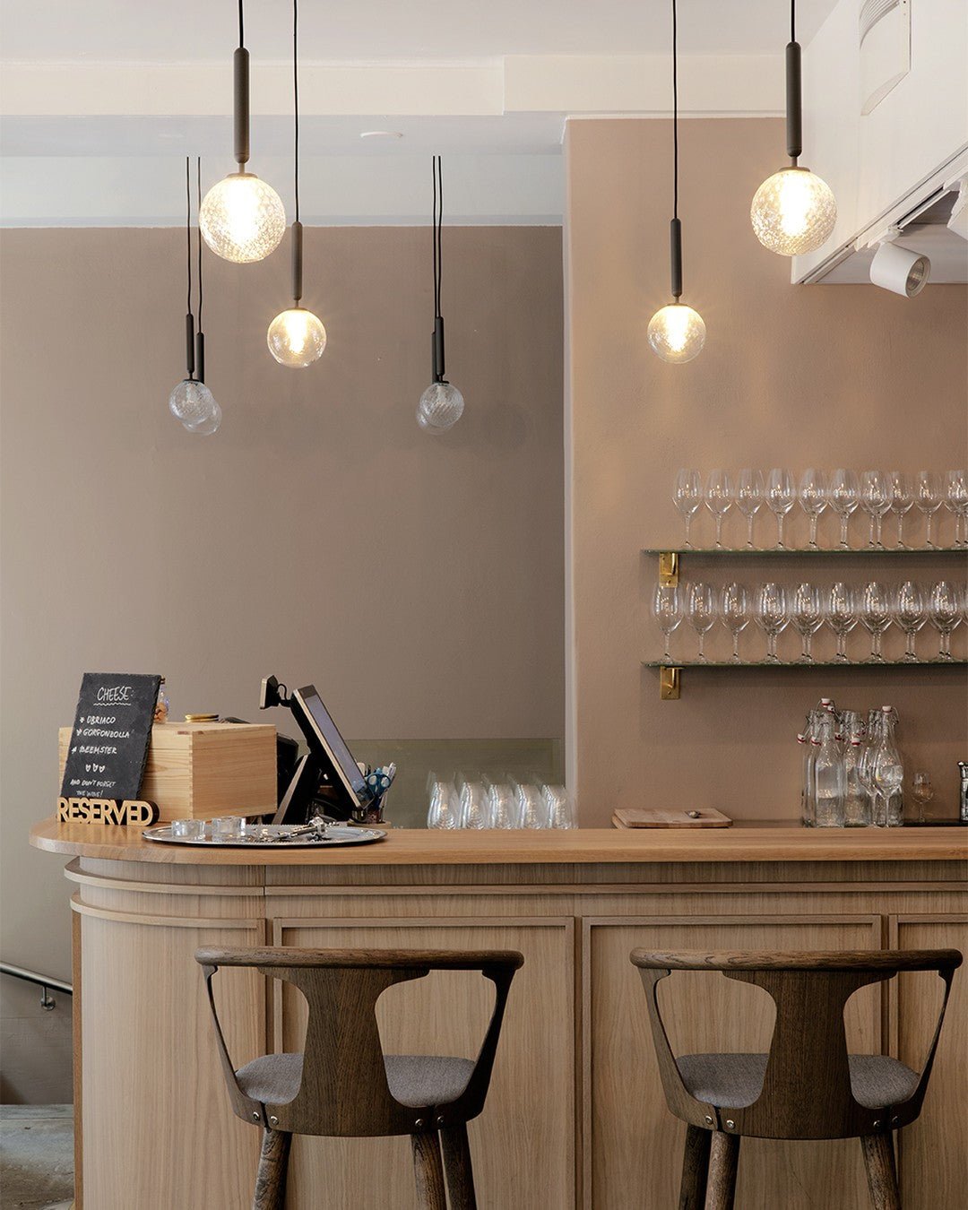 Scandiluxe Brass Pendant Swag Light - Blowlighting