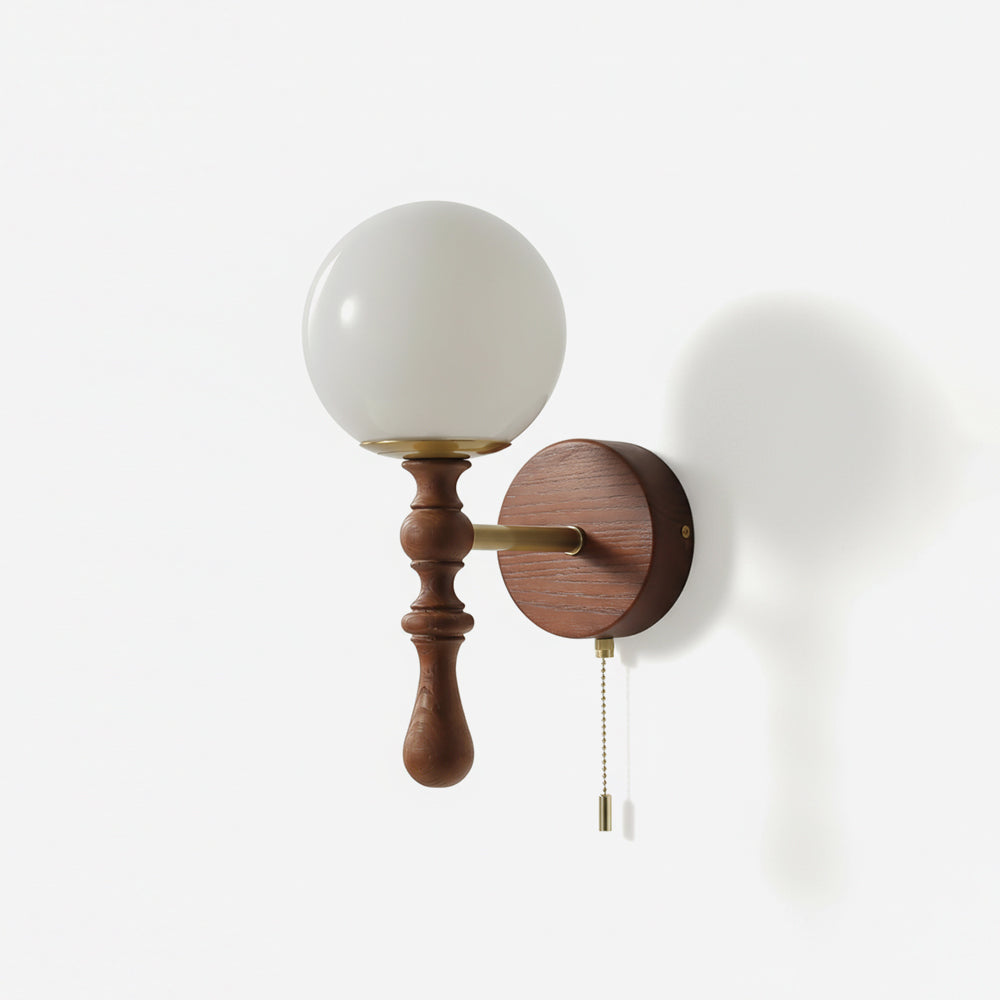 Scepter Minimalist Wood Glow Wall Light