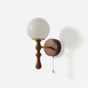 Scepter Minimalist Wood Glow Wall Light