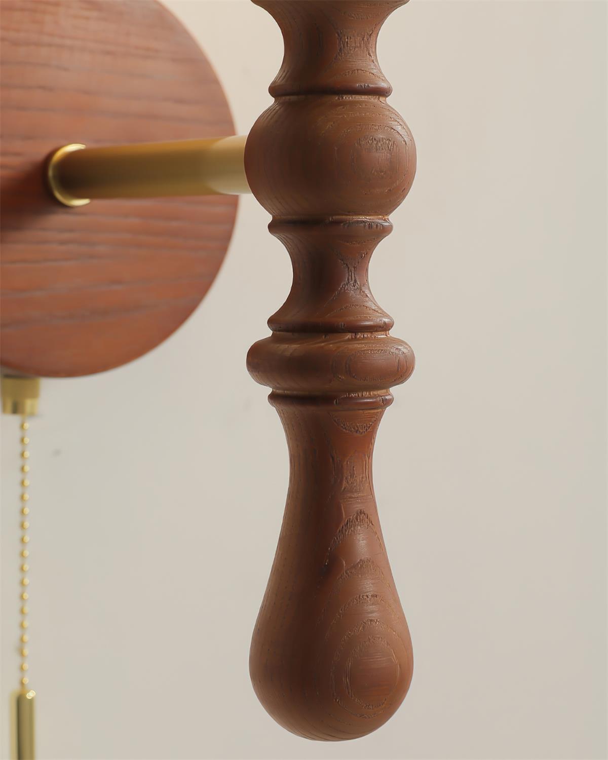 Scepter Minimalist Wood Glow Wall Light