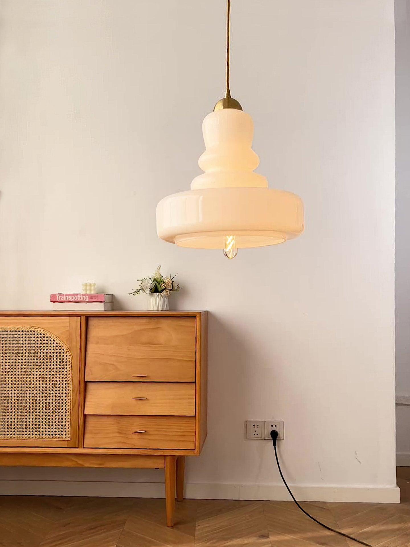 Schoolhouse Glass Pendant Light - Blowlighting