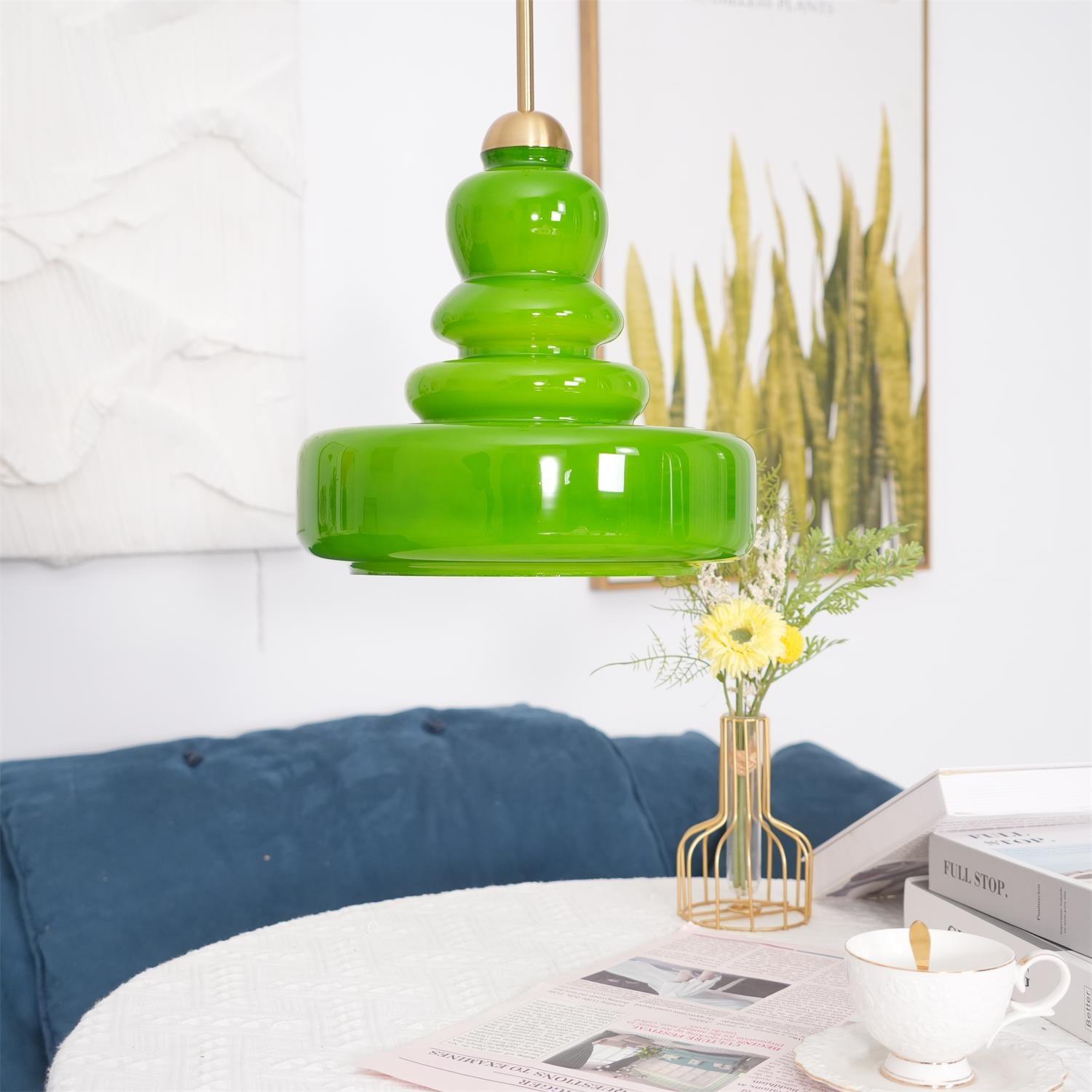 Schoolhouse Glass Pendant Light - Blowlighting