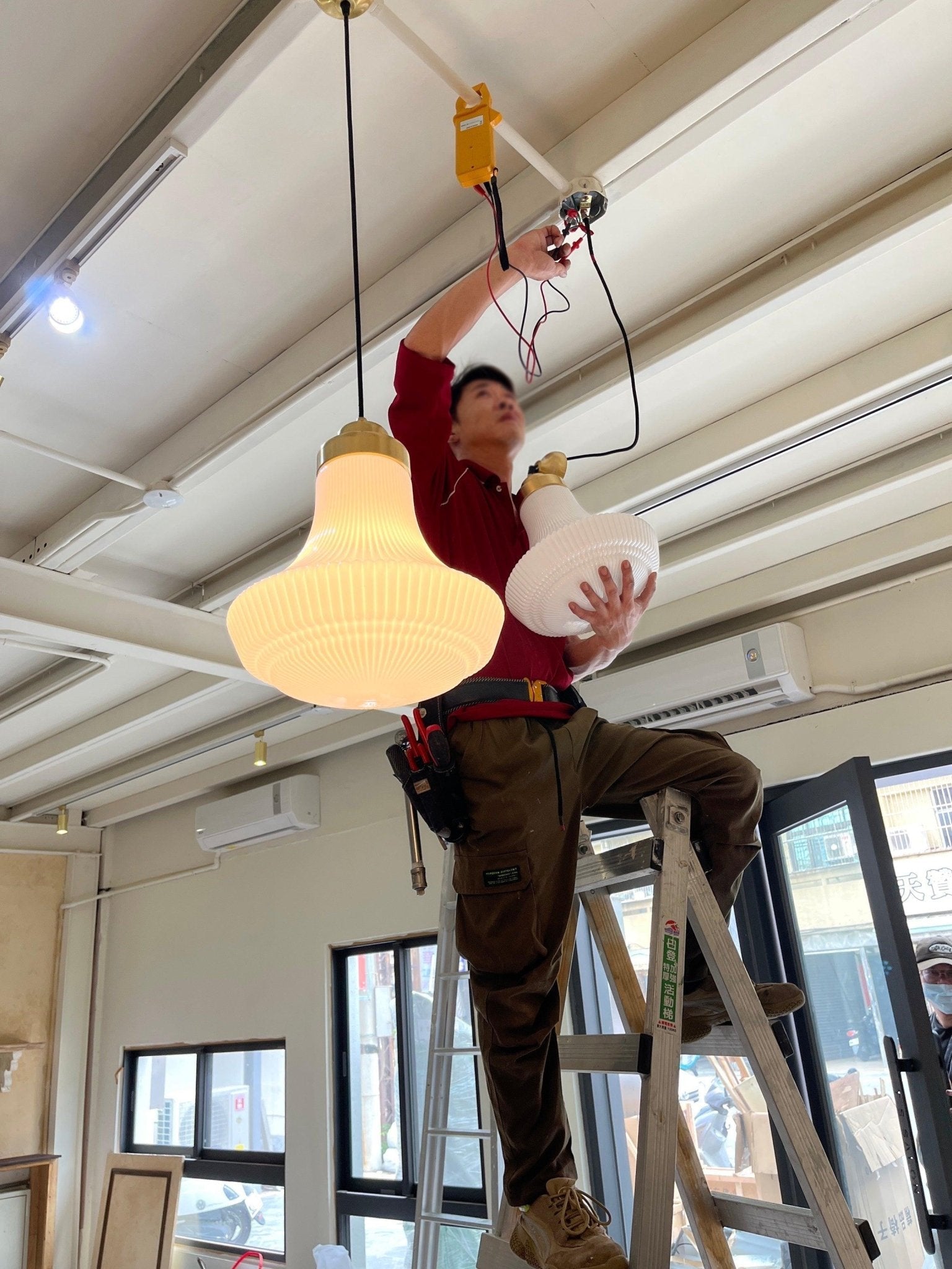 Schoolhouse Pendant Light - Blowlighting