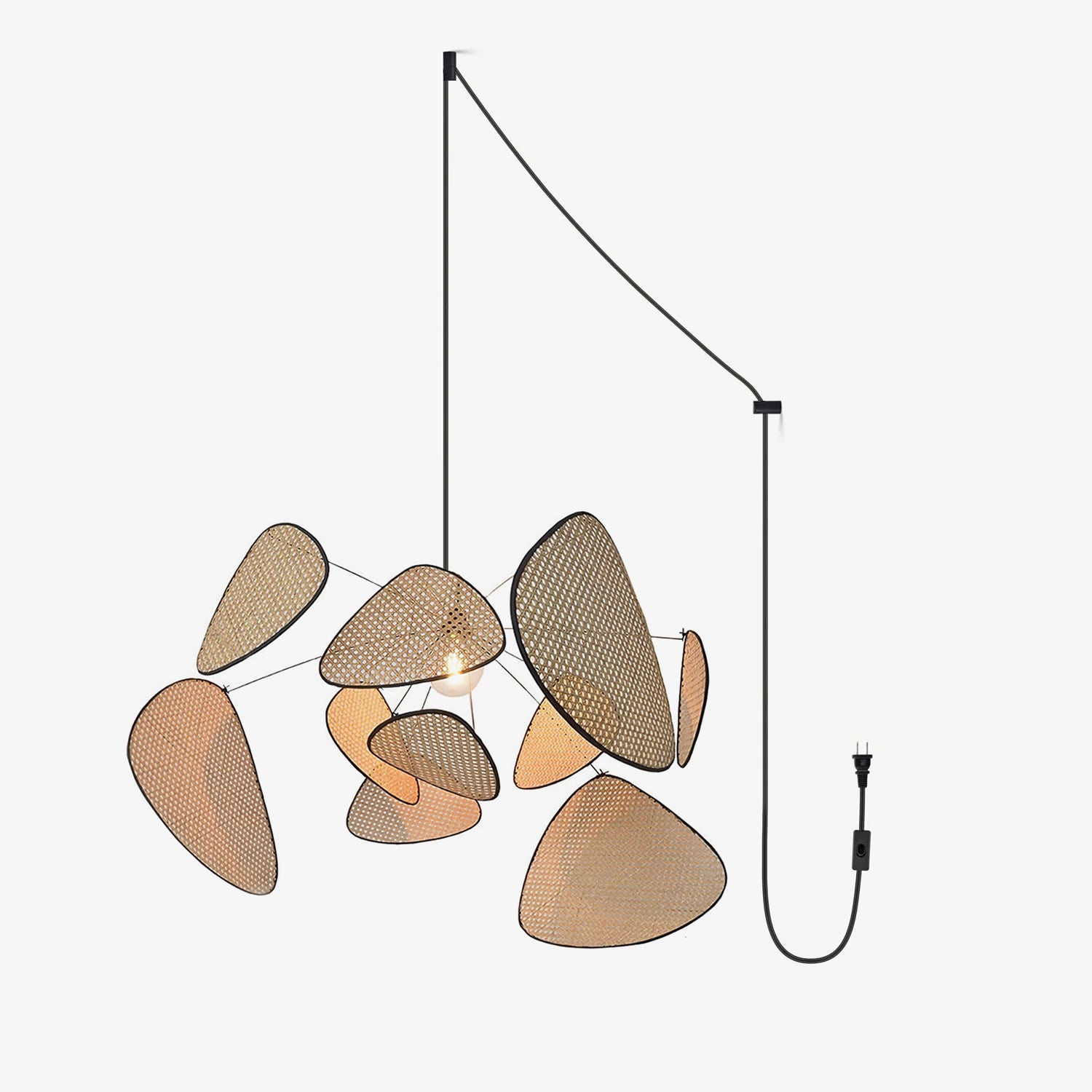 Screen Cannage Pendant Swag Light - Blowlighting