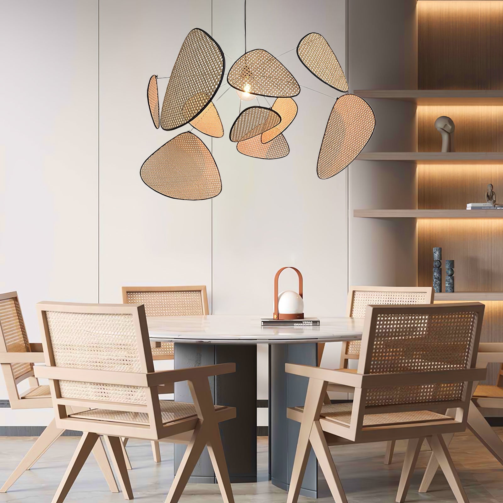 Screen Cannage Pendant Swag Light - Blowlighting