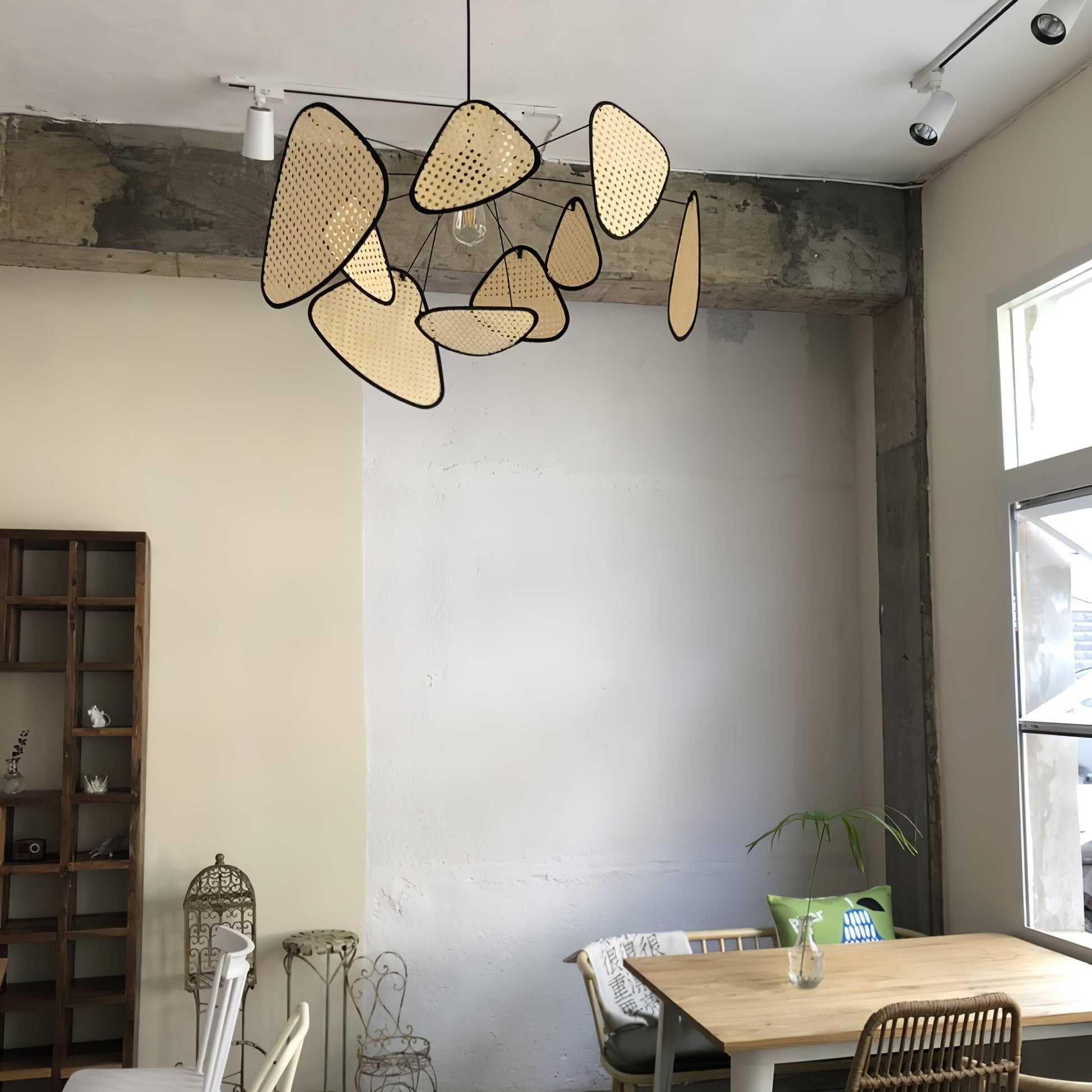 Screen Cannage Pendant Swag Light - Blowlighting