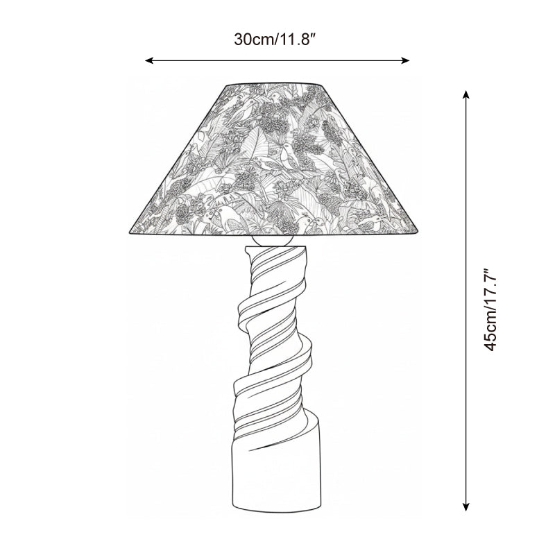 Scrollroot Bohemian Wood Table Light