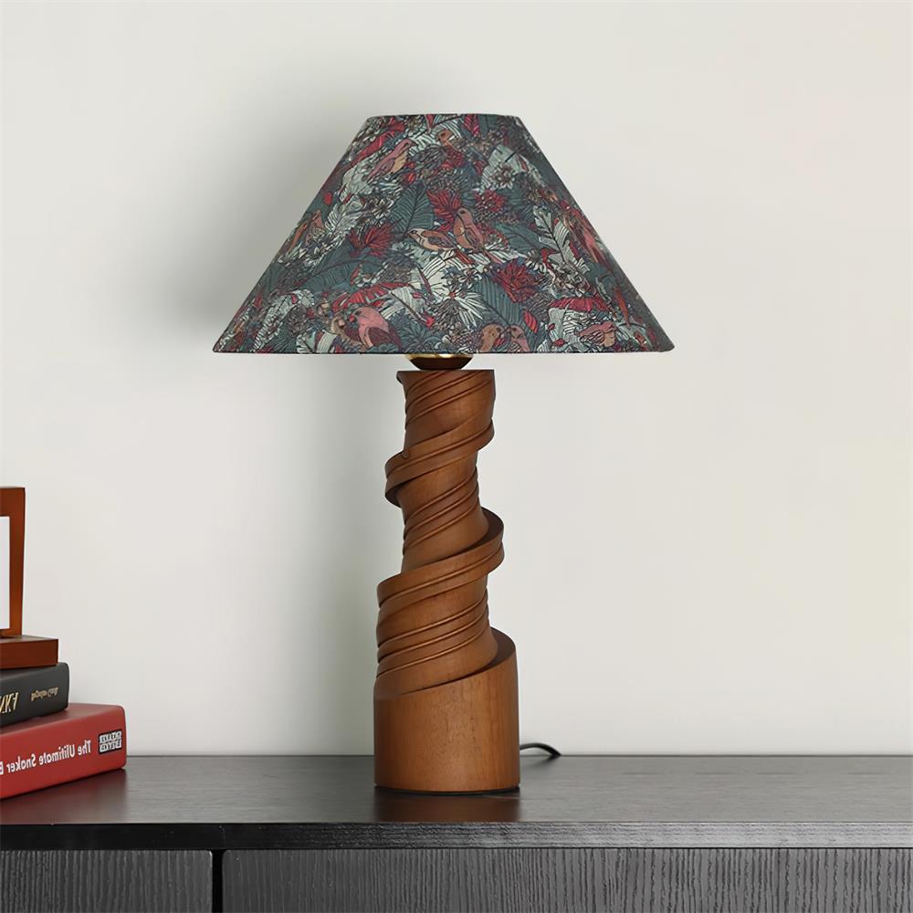 Scrollroot Bohemian Wood Table Light