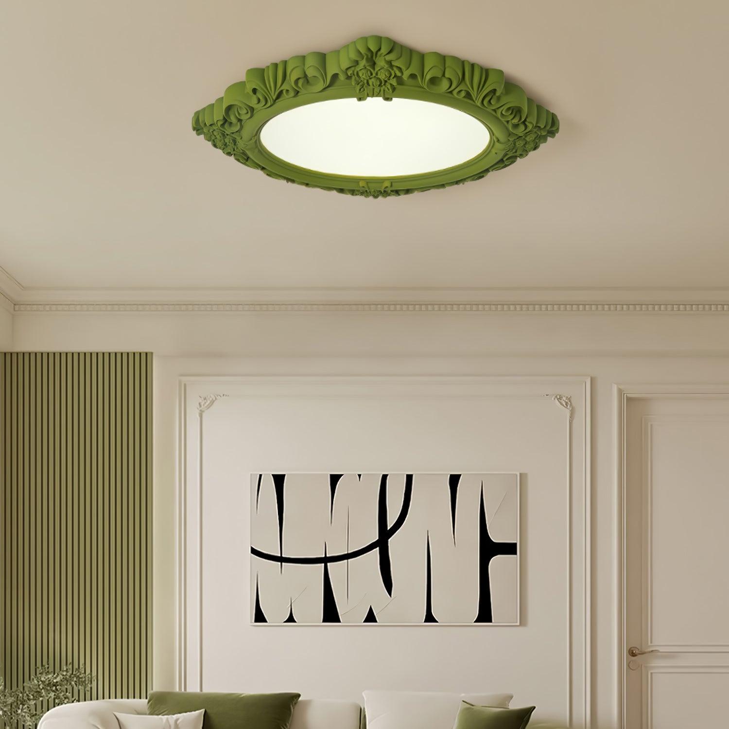 Sculpted Resin Ceiling Lamp - Blowlighting