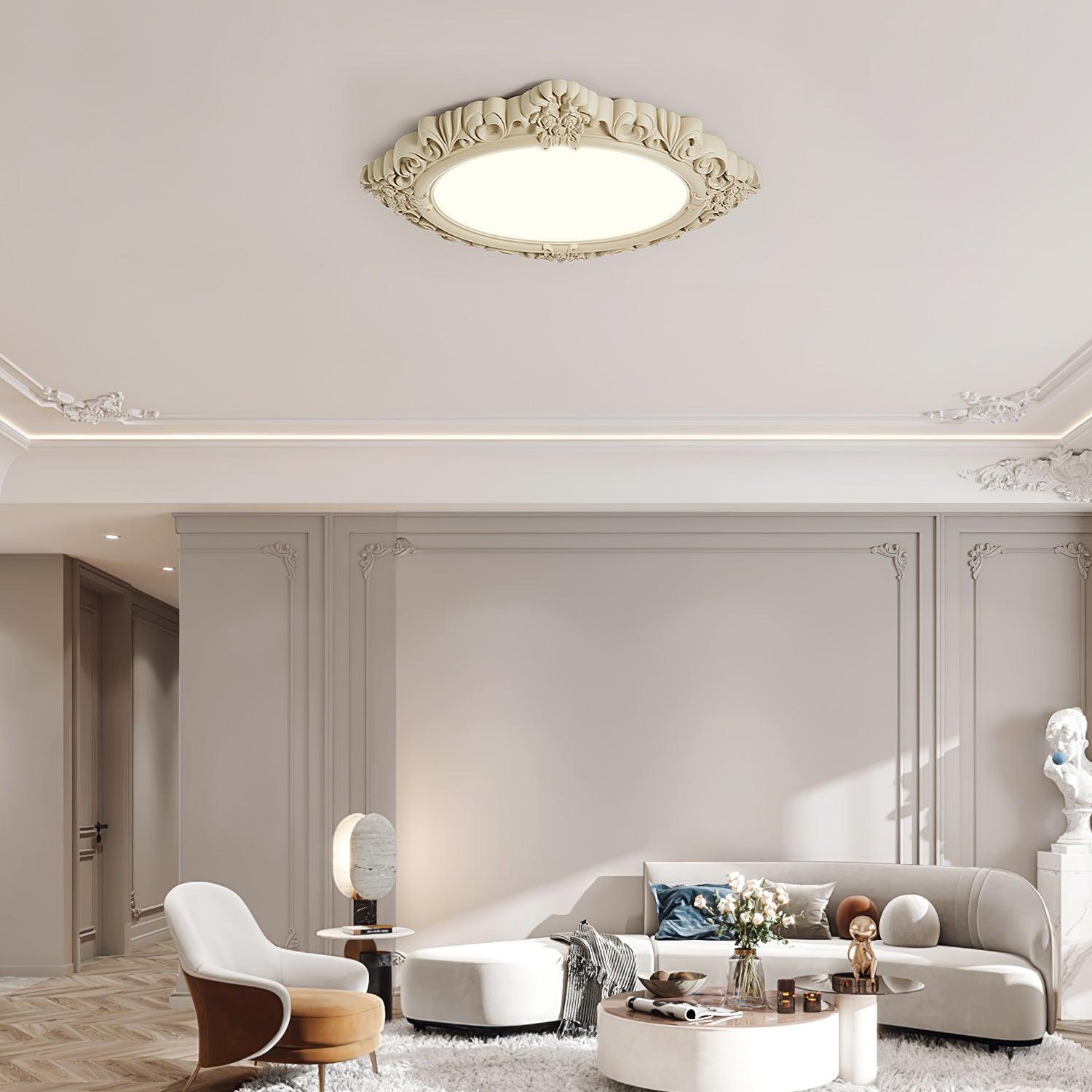 Sculpted Resin Ceiling Lamp - Blowlighting