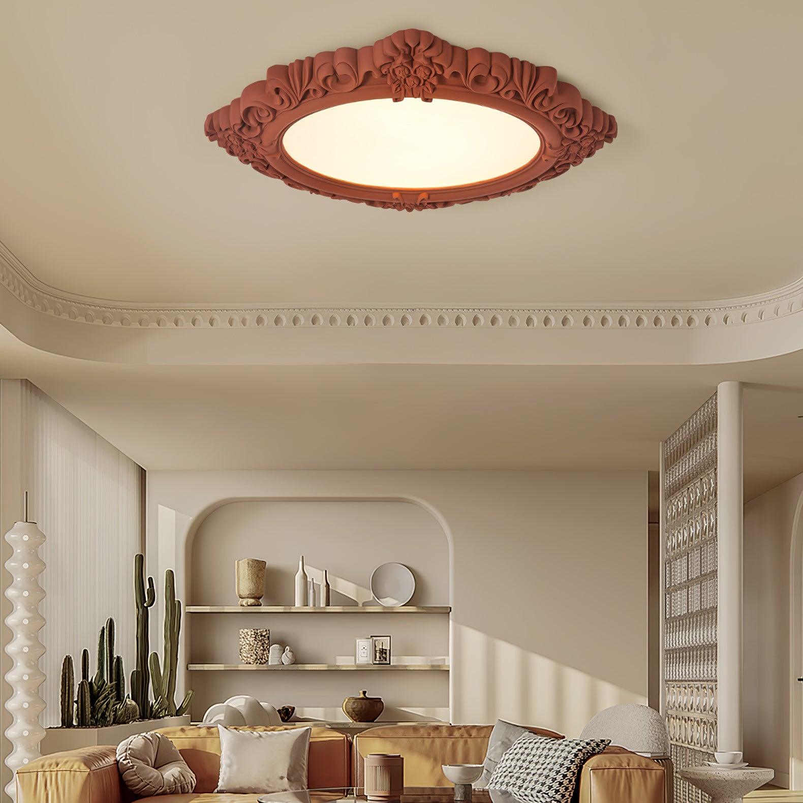 Sculpted Resin Ceiling Lamp - Blowlighting