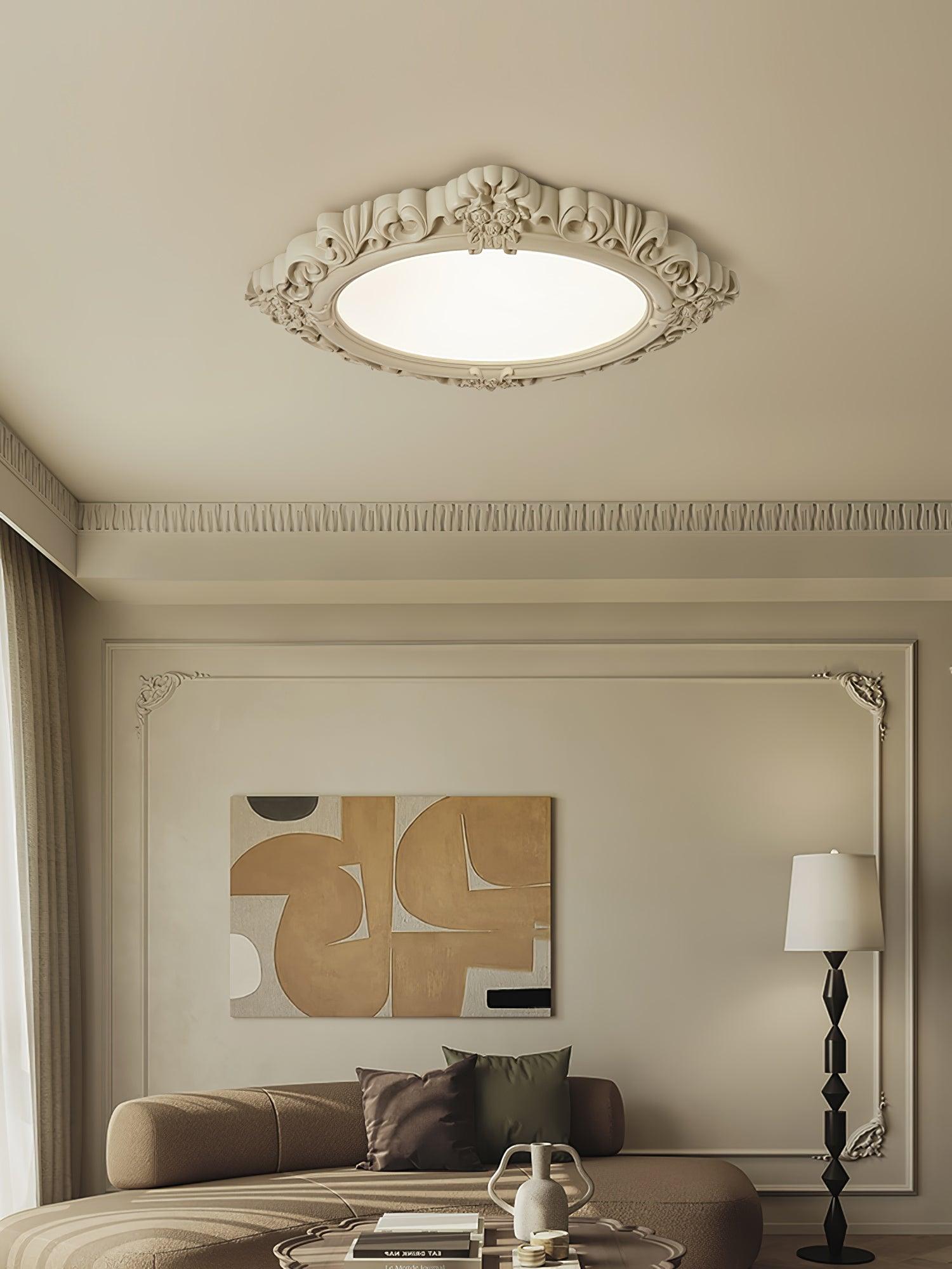 Sculpted Resin Ceiling Lamp - Blowlighting