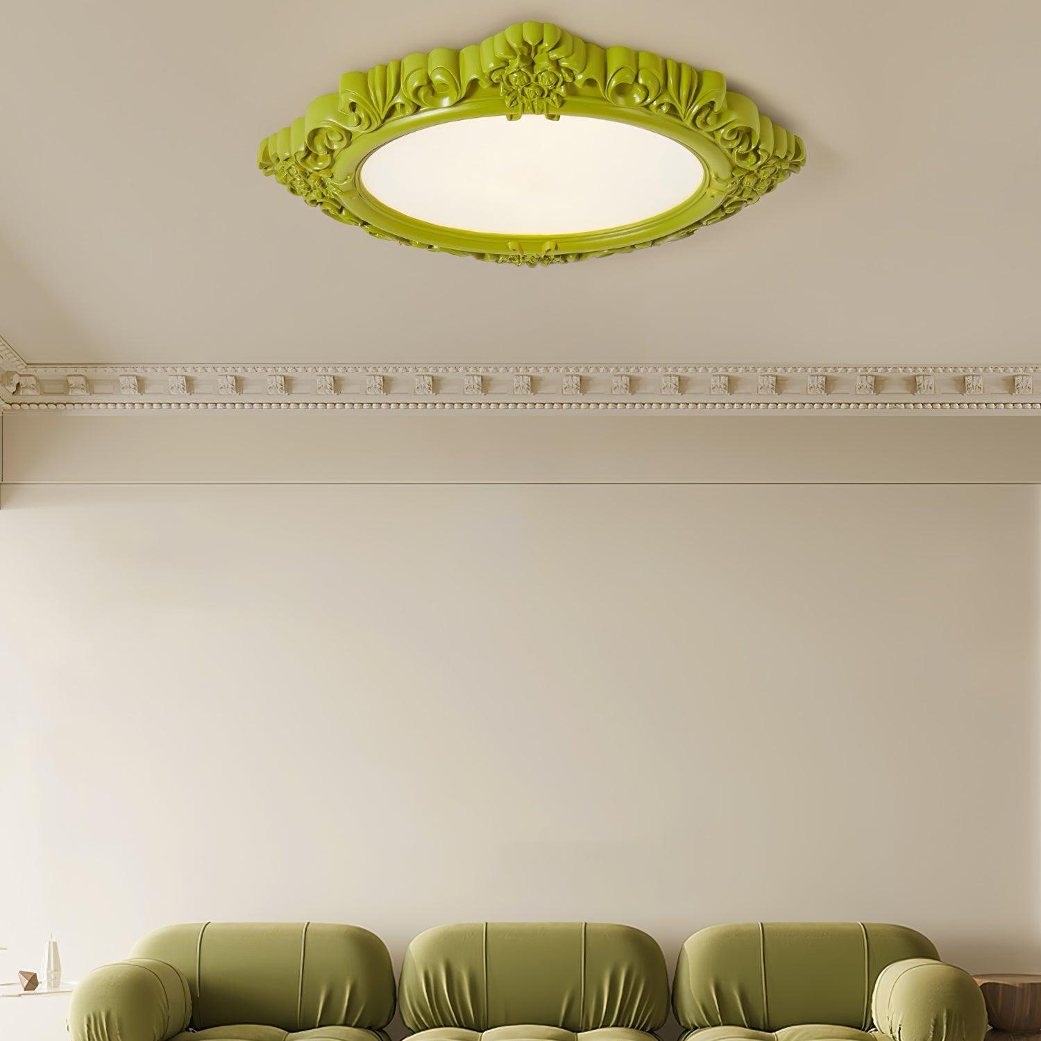 Sculpted Resin Ceiling Lamp - Blowlighting
