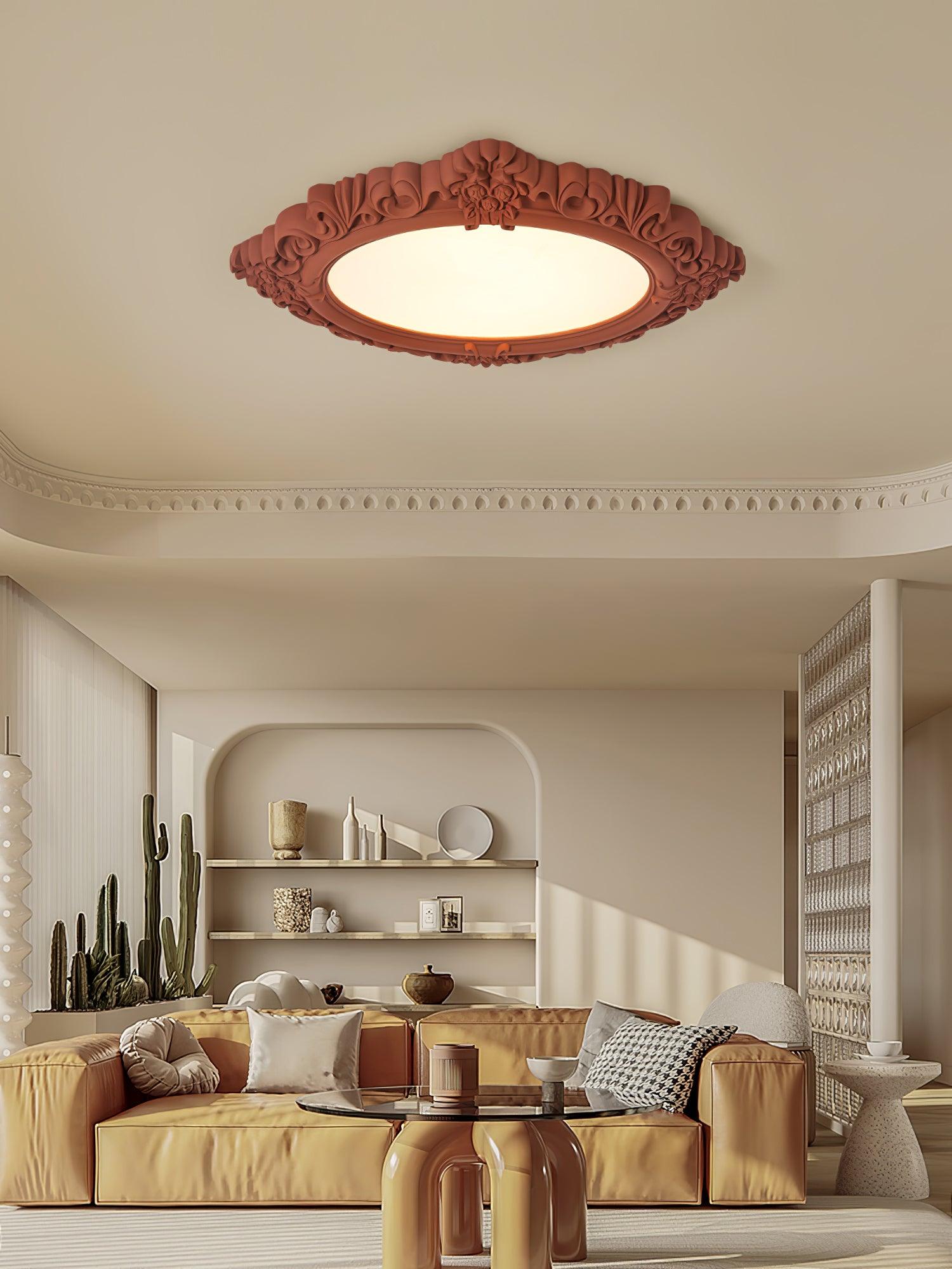 Sculpted Resin Ceiling Lamp - Blowlighting
