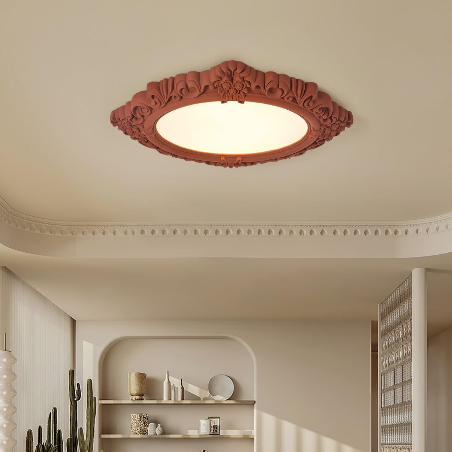 Sculpted Resin Ceiling Lamp - Blowlighting