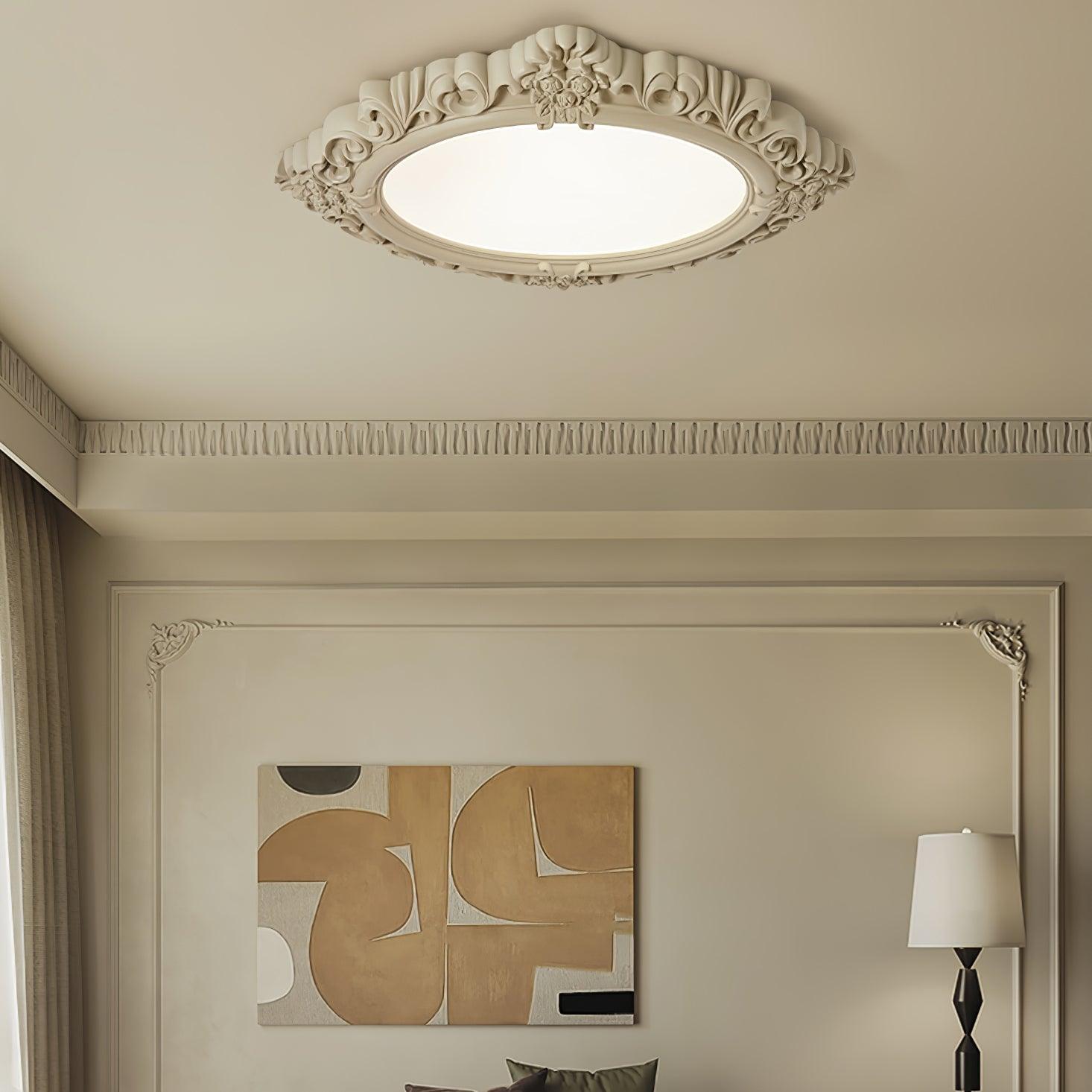 Sculpted Resin Ceiling Lamp - Blowlighting