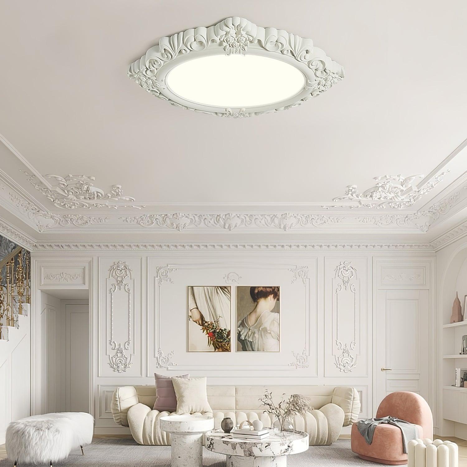 Sculpted Resin Ceiling Lamp - Blowlighting