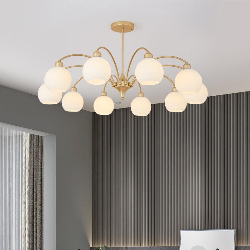 Sculptural Glass Chandelier - Blowlighting