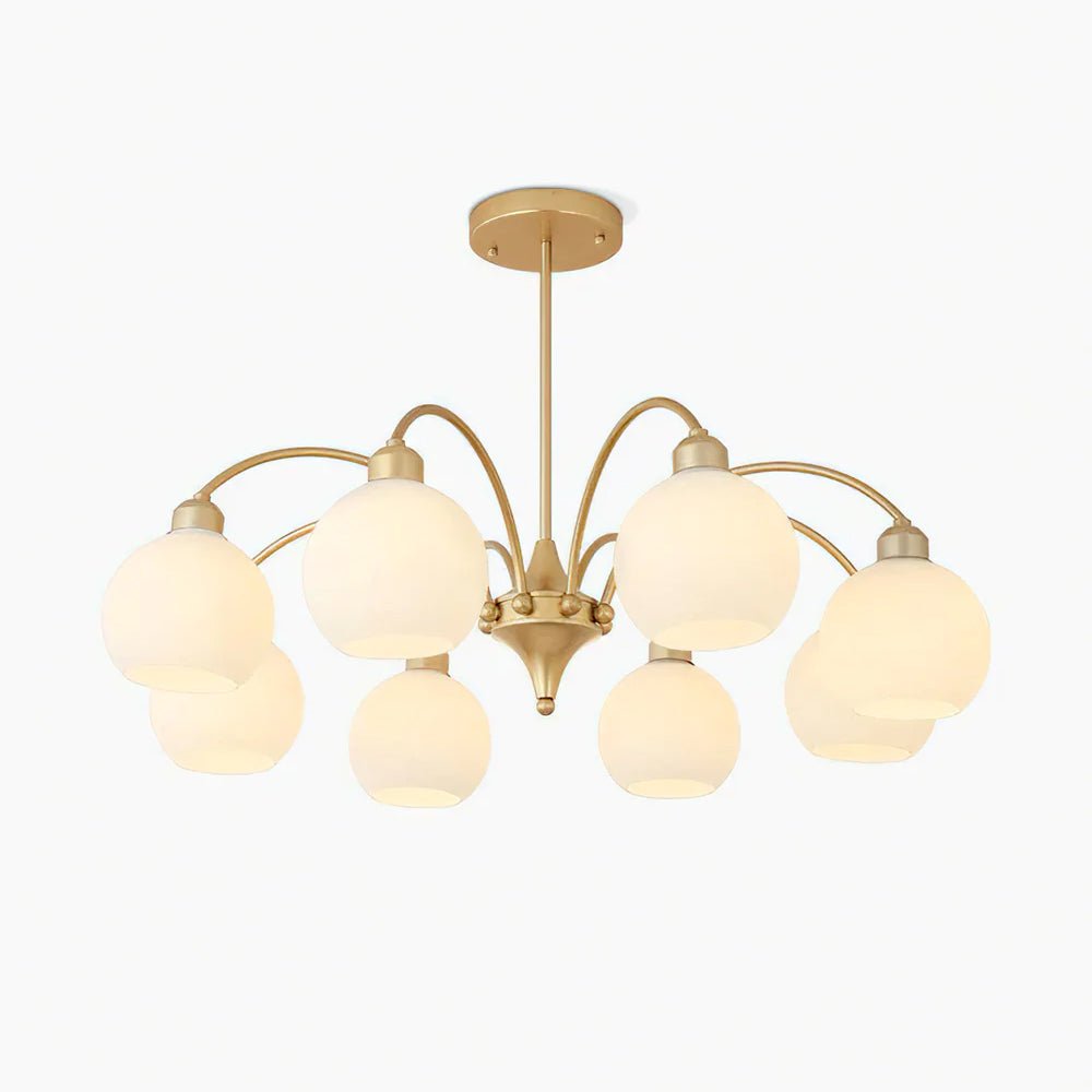 Sculptural Glass Chandelier - Blowlighting