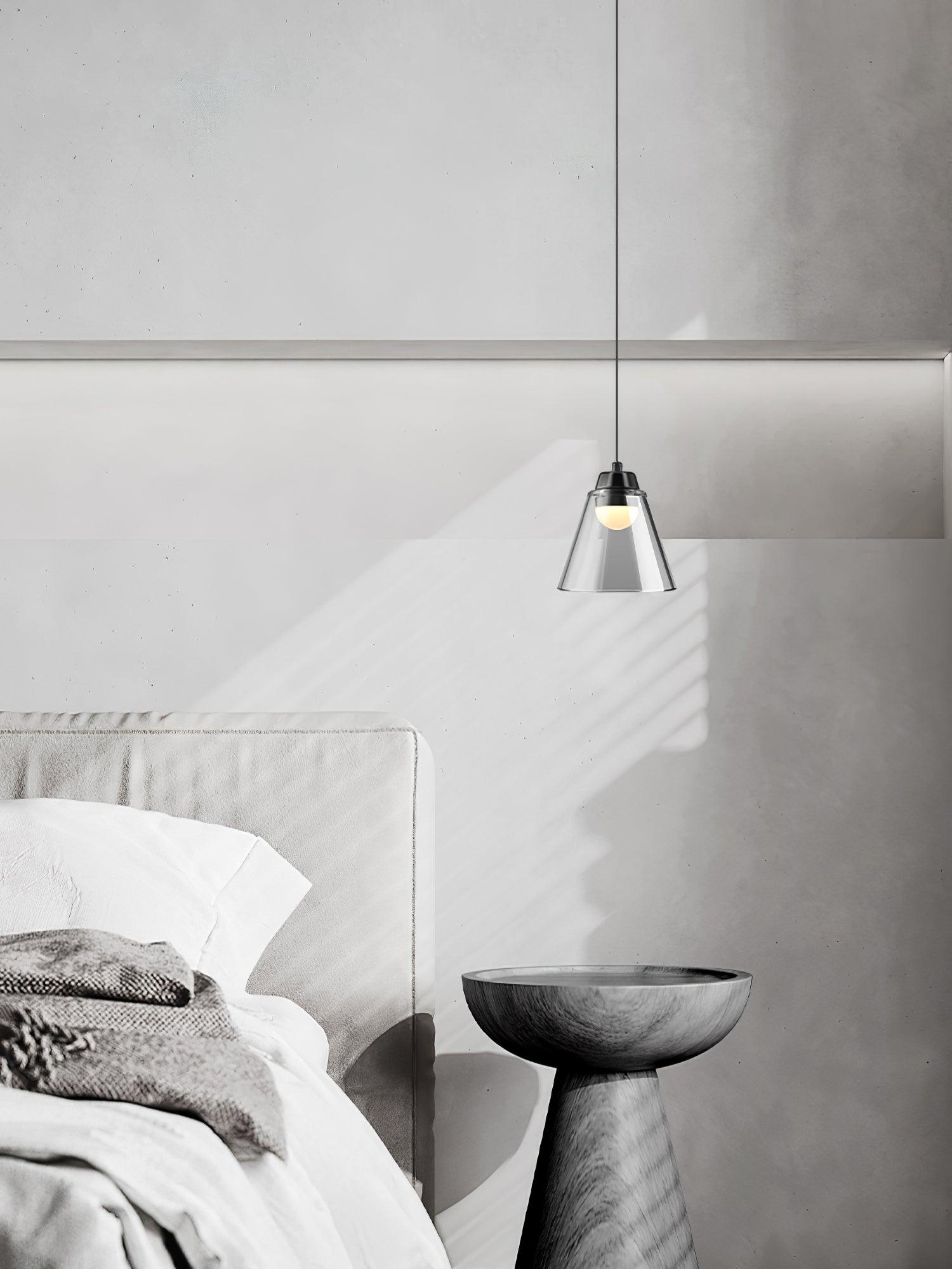Sculptural Glass Pendant Lamp - Blowlighting