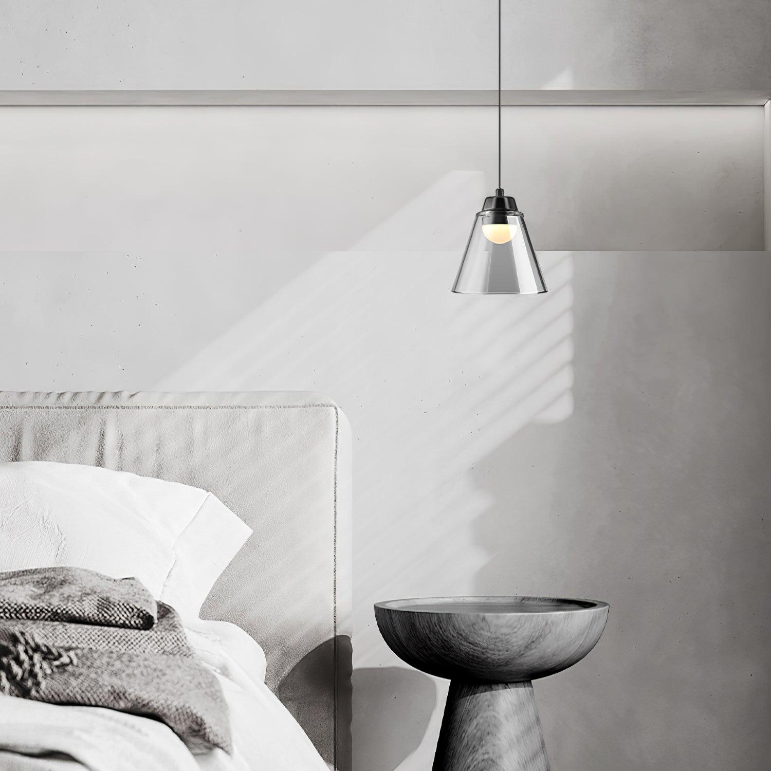 Sculptural Glass Pendant Lamp - Blowlighting