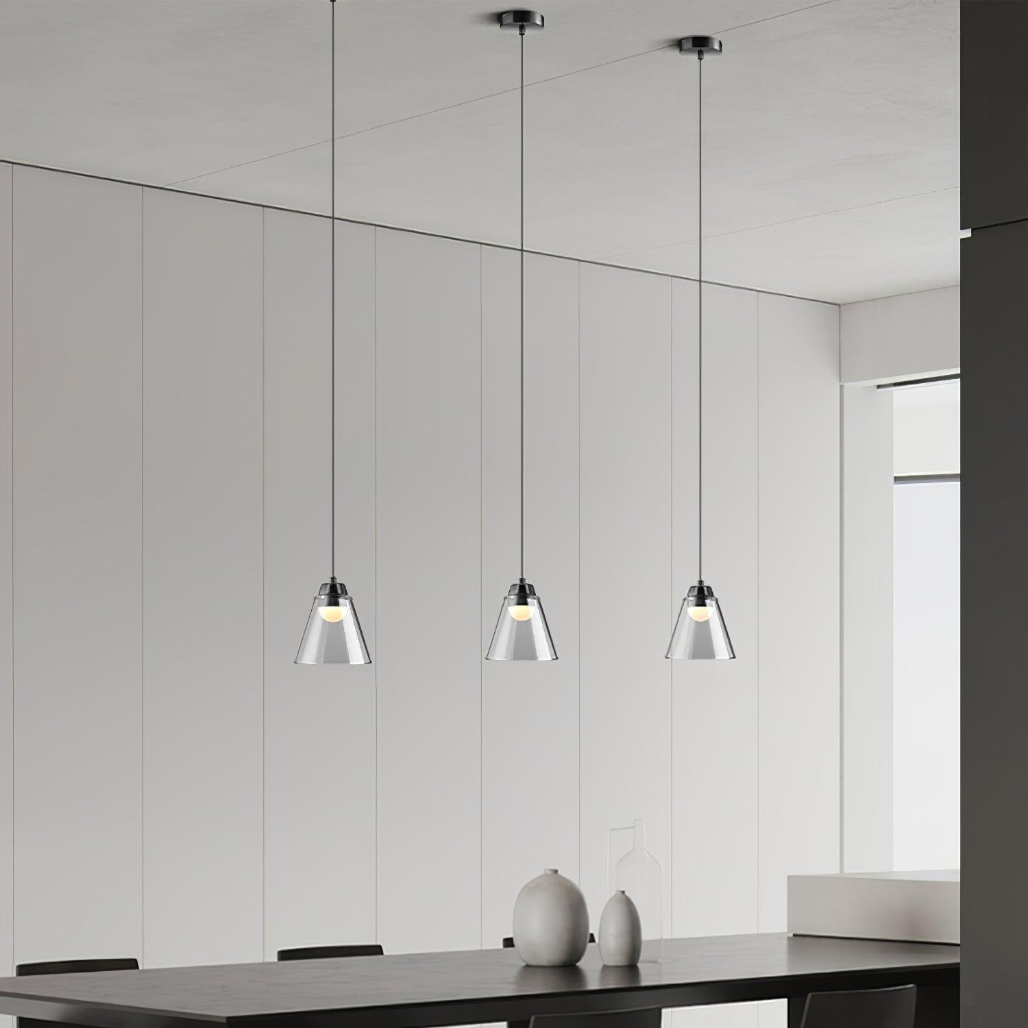 Sculptural Glass Pendant Lamp - Blowlighting