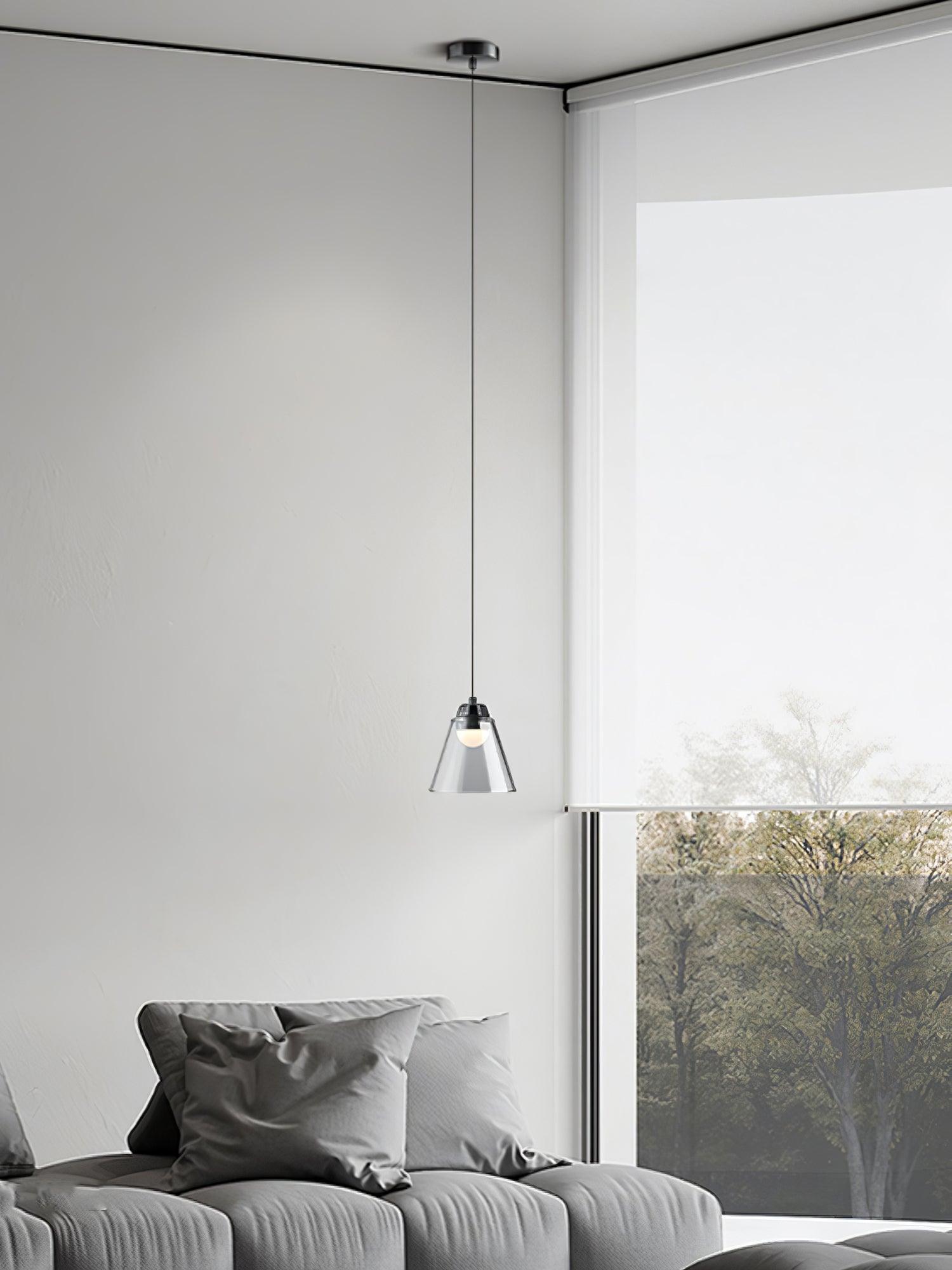 Sculptural Glass Pendant Lamp - Blowlighting