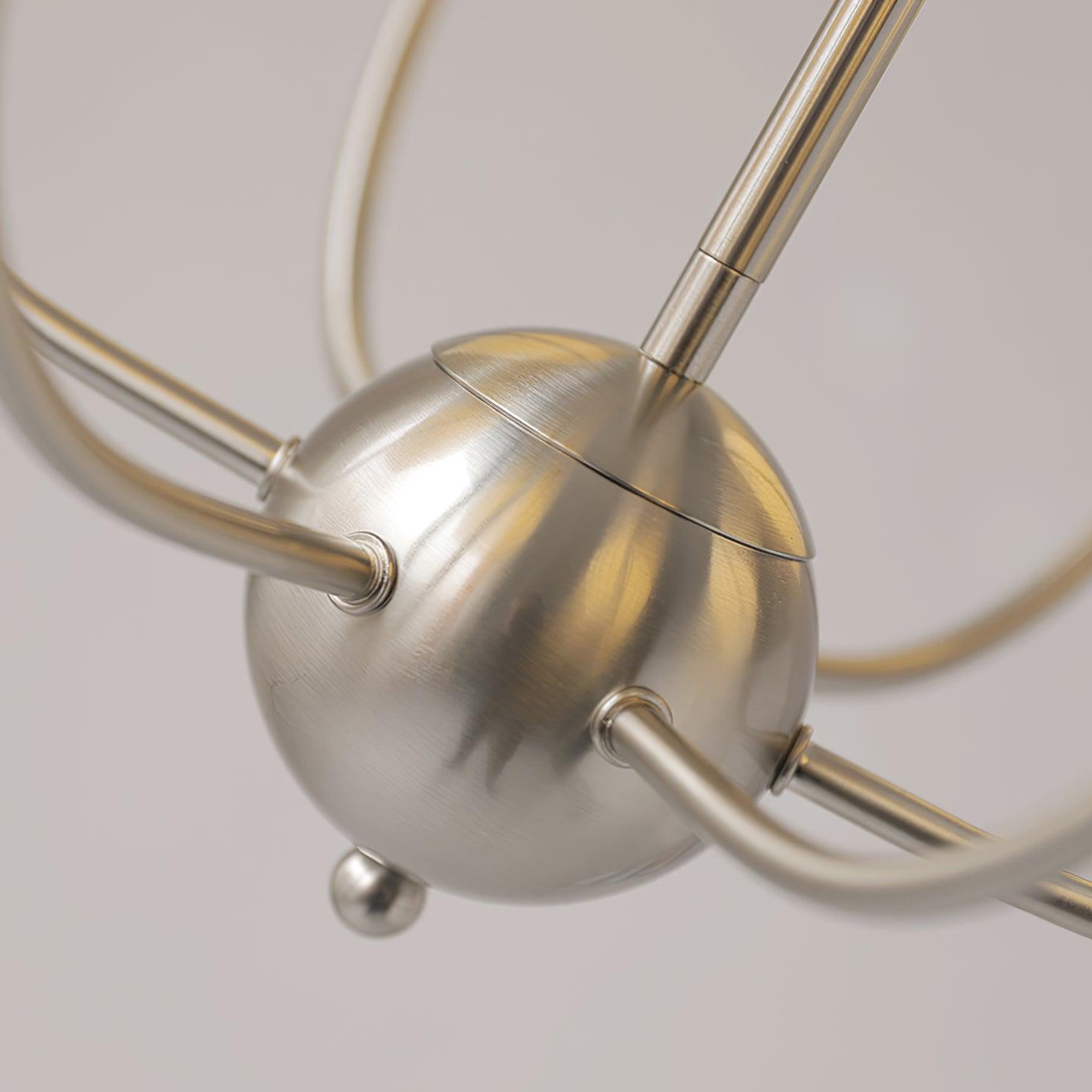 Ceramic Ribbed Chandelier - Blowlighting