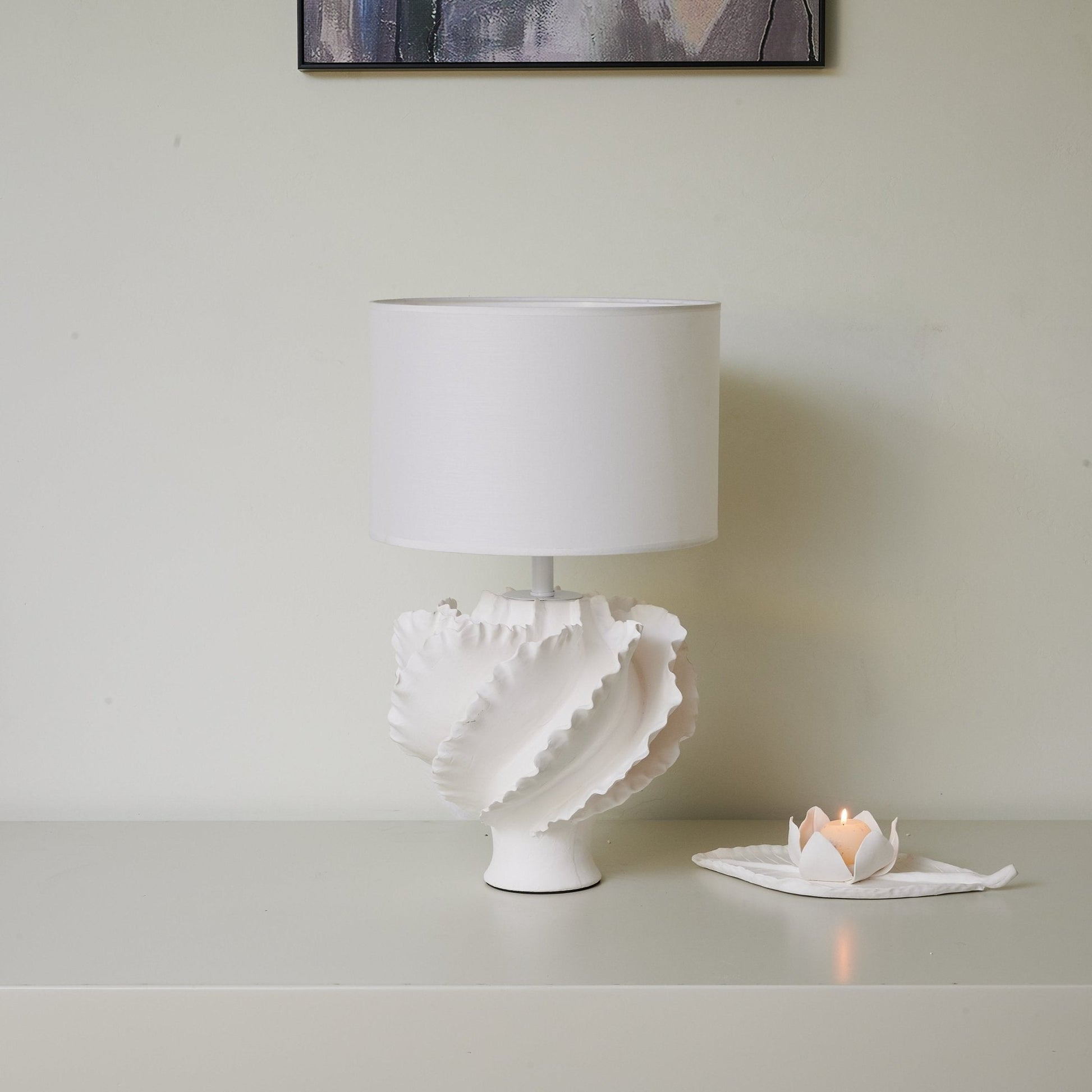 Sculptural Shell Inspired Table Lamp - Blowlighting