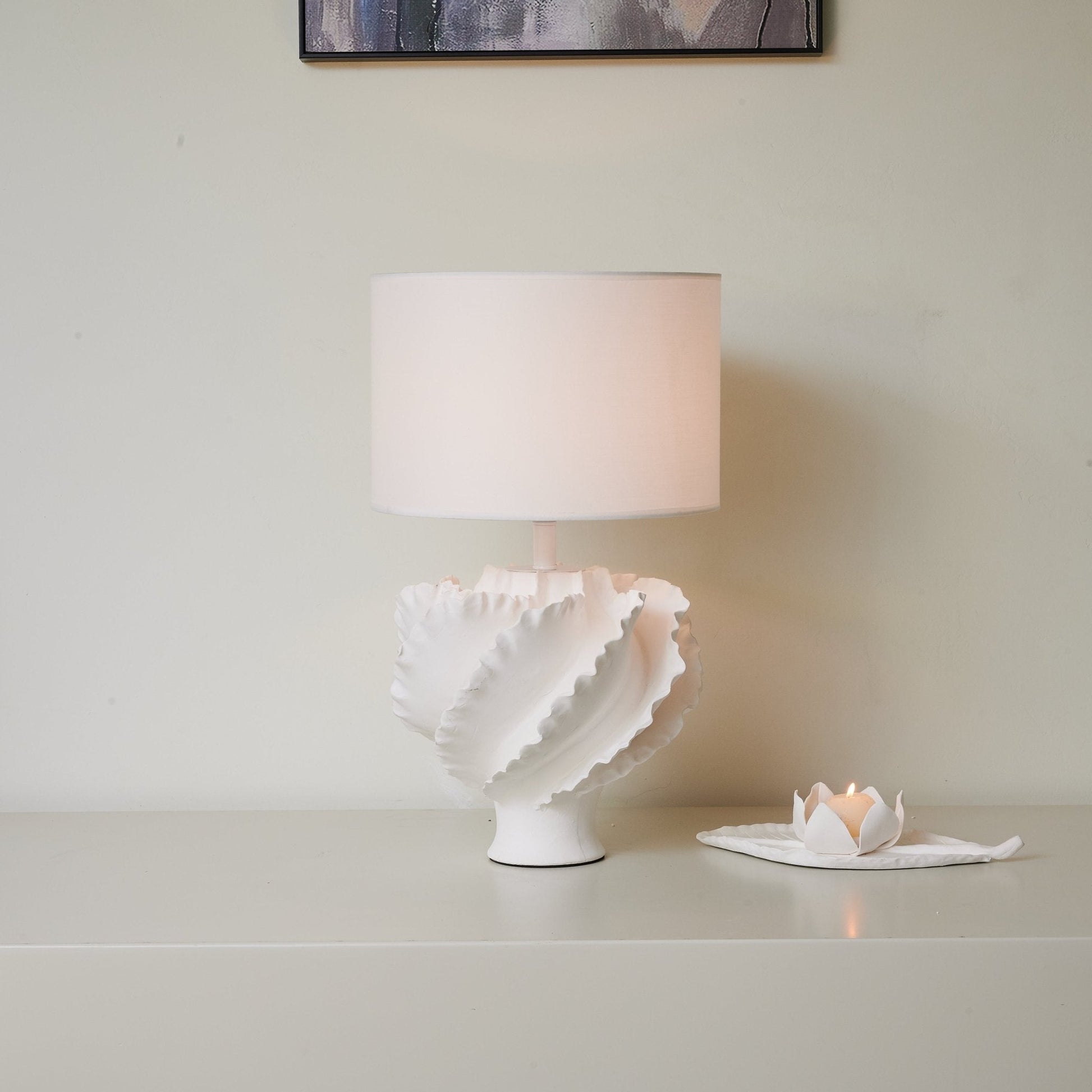 Sculptural Shell Inspired Table Lamp - Blowlighting