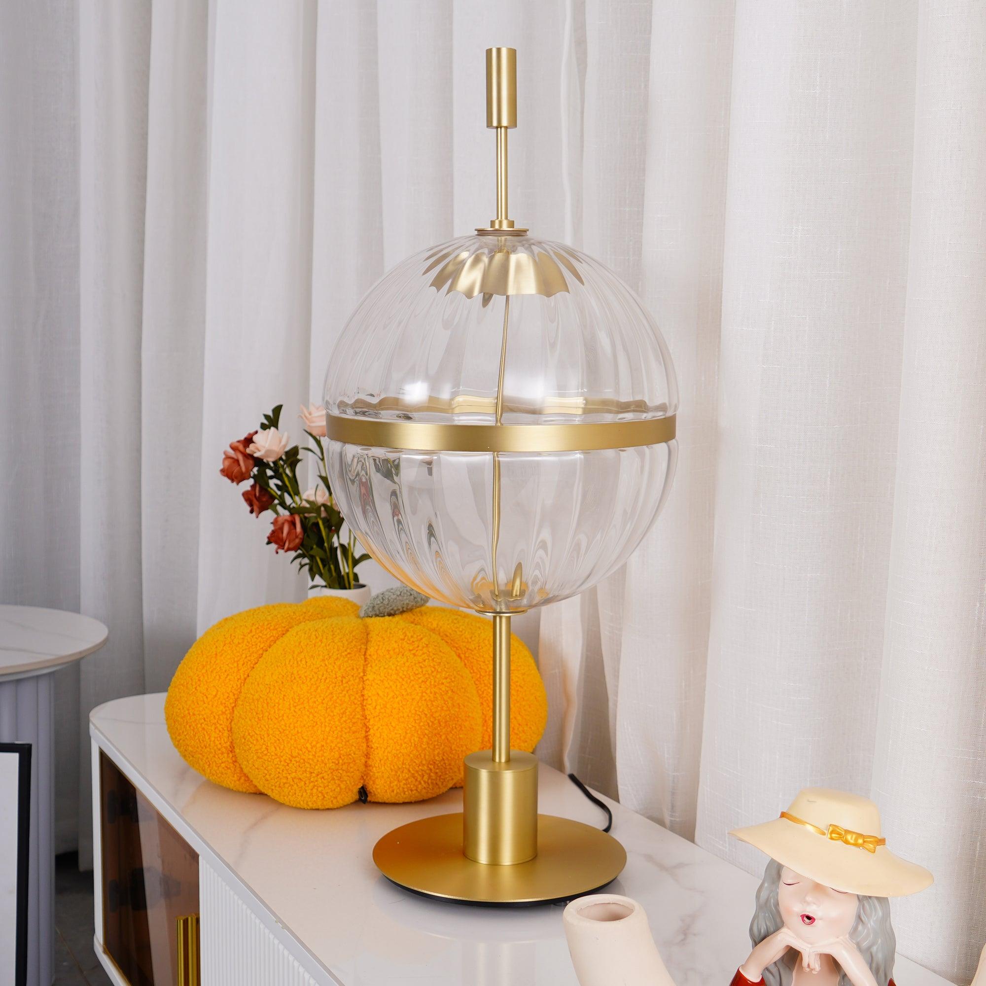 Evelyn Luxury Metal Table Lamp - Blowlighting