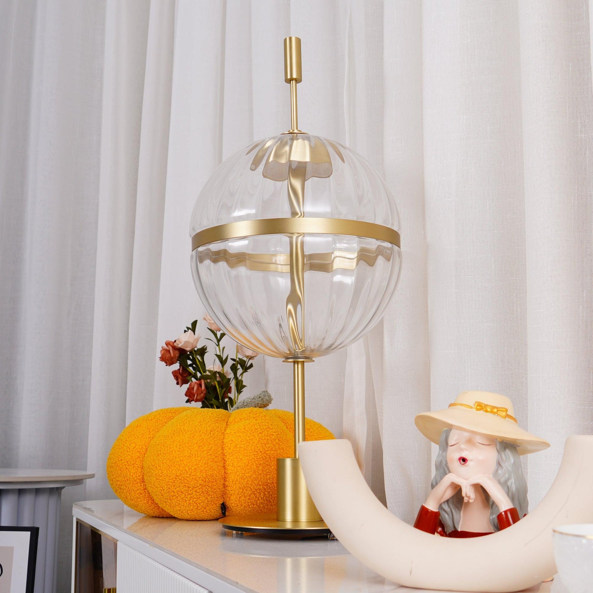 Evelyn Luxury Metal Table Lamp - Blowlighting