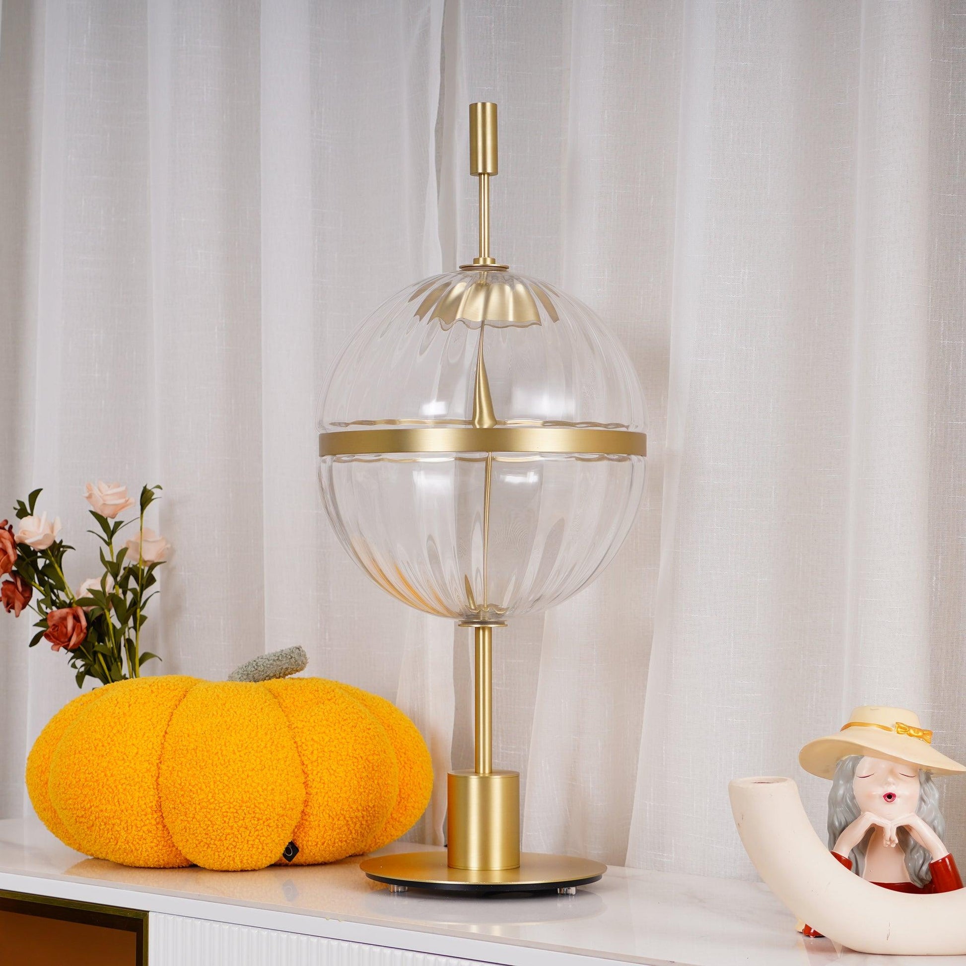 Evelyn Luxury Metal Table Lamp - Blowlighting