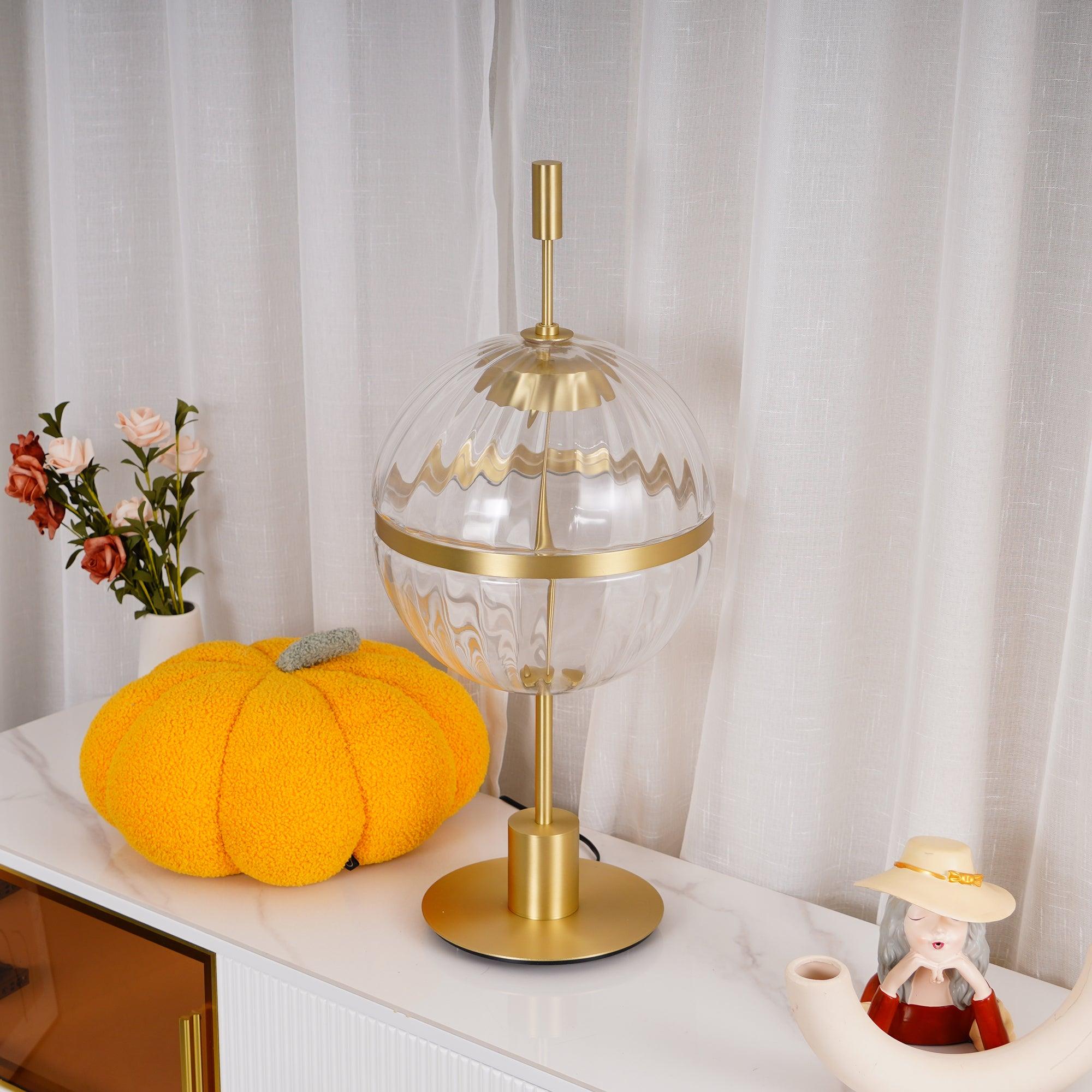 Evelyn Luxury Metal Table Lamp - Blowlighting