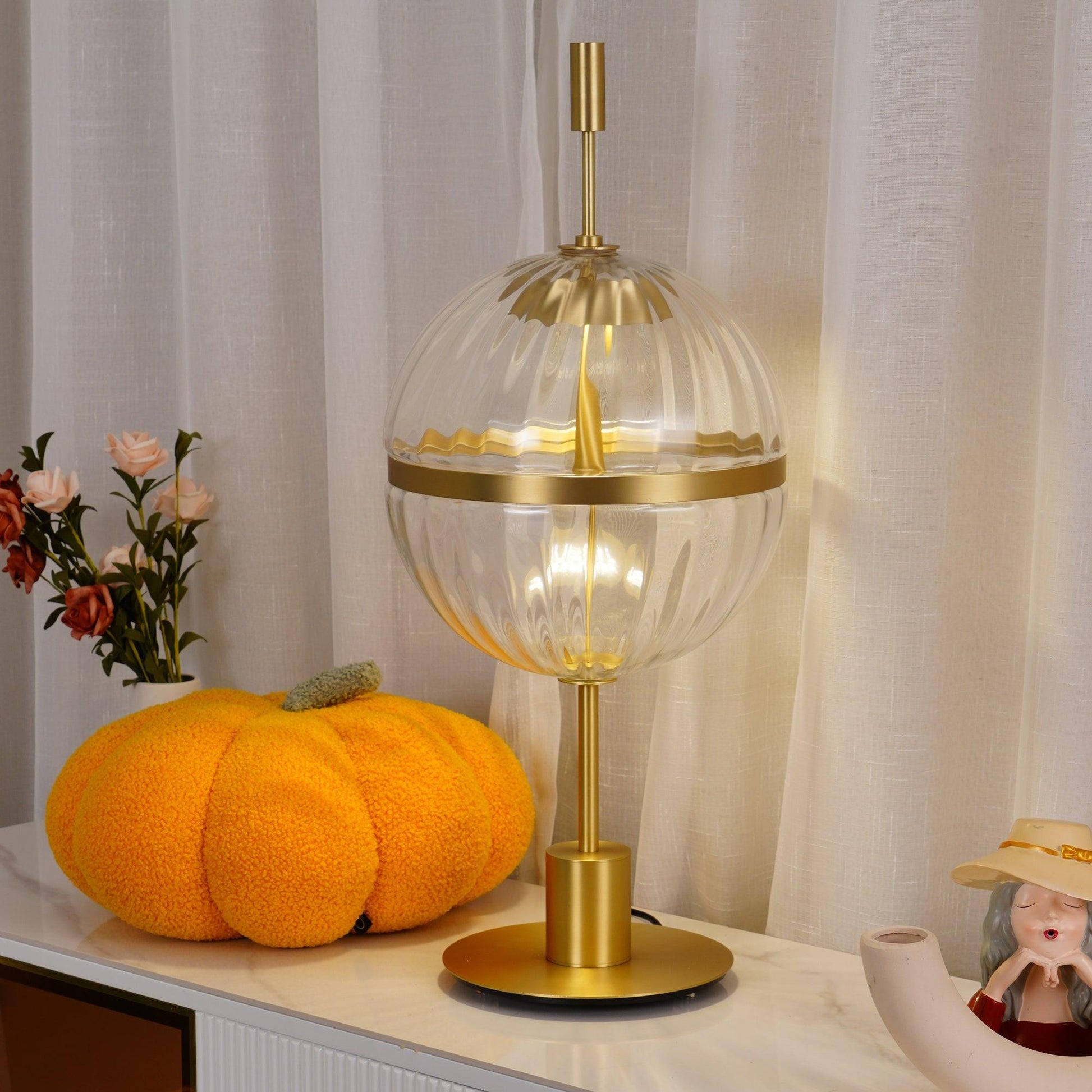 Evelyn Luxury Metal Table Lamp - Blowlighting