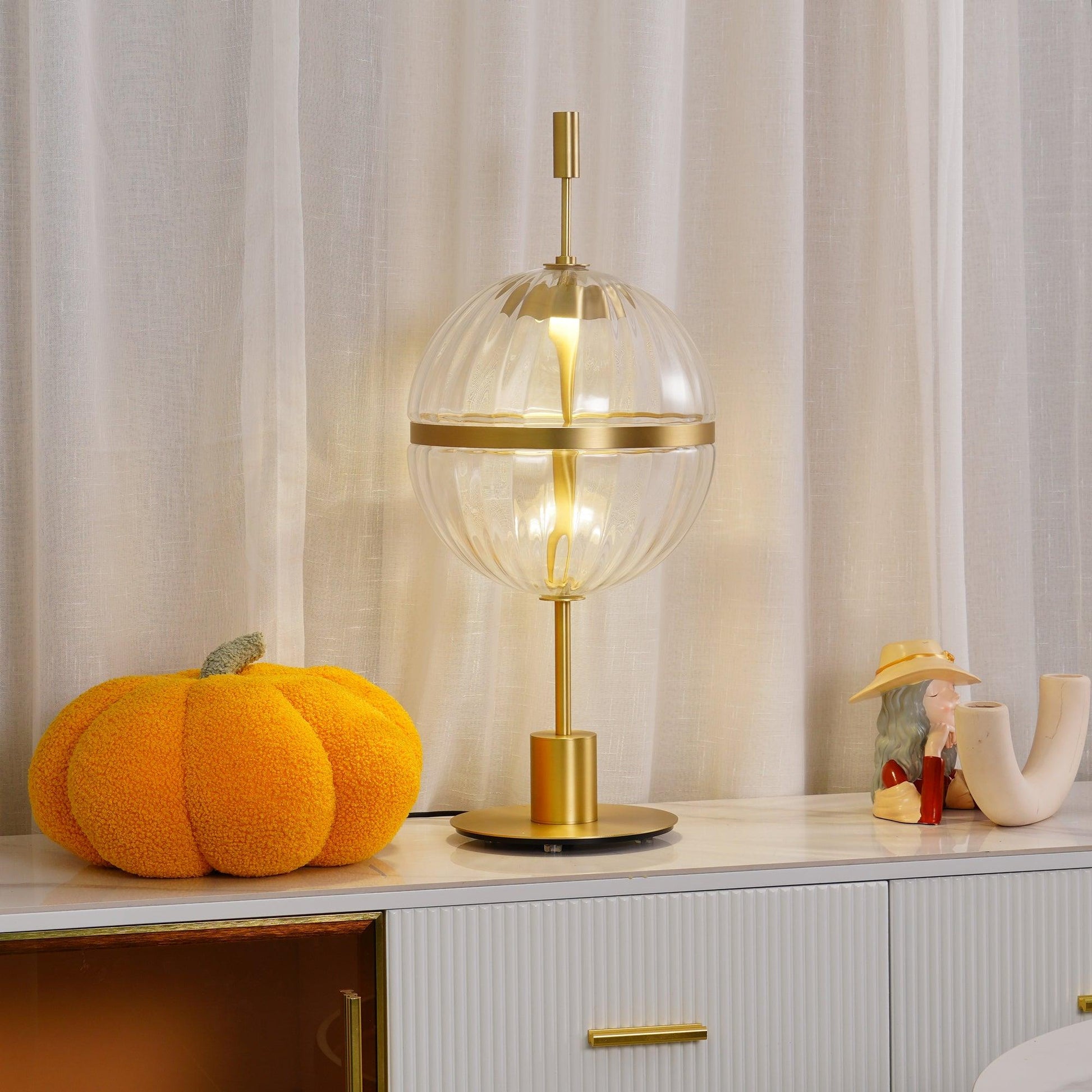 Evelyn Luxury Metal Table Lamp - Blowlighting