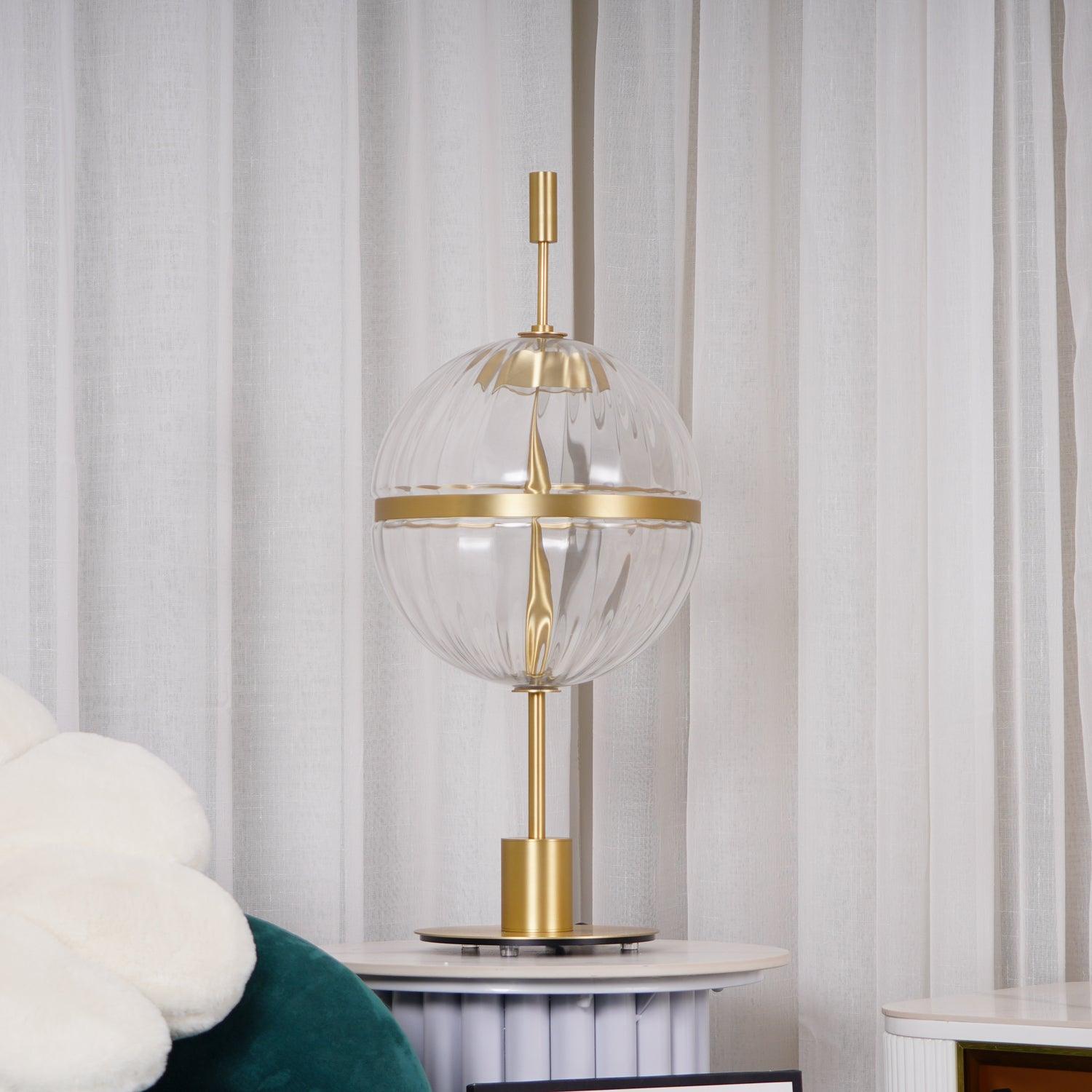 Evelyn Luxury Metal Table Lamp - Blowlighting
