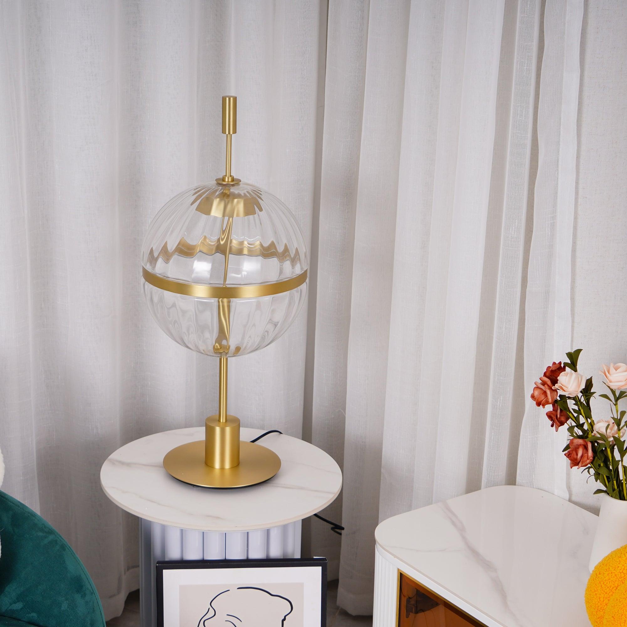 Evelyn Luxury Metal Table Lamp - Blowlighting