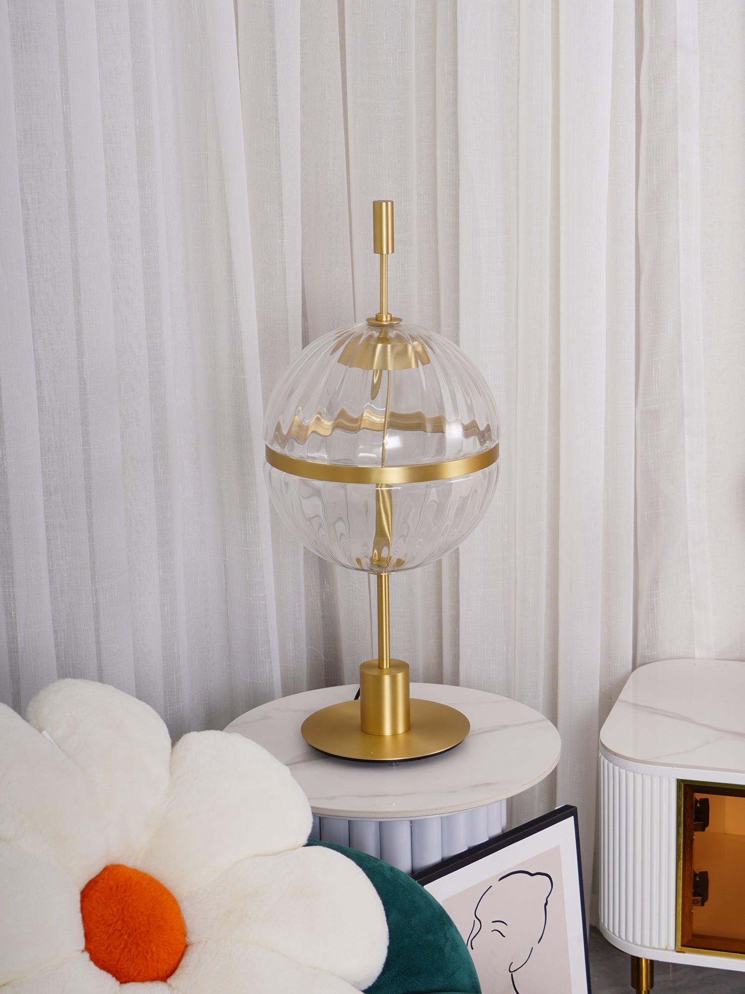 Evelyn Luxury Metal Table Lamp - Blowlighting