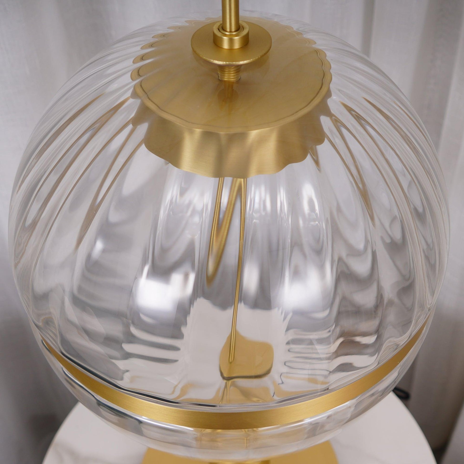 Evelyn Luxury Metal Table Lamp - Blowlighting