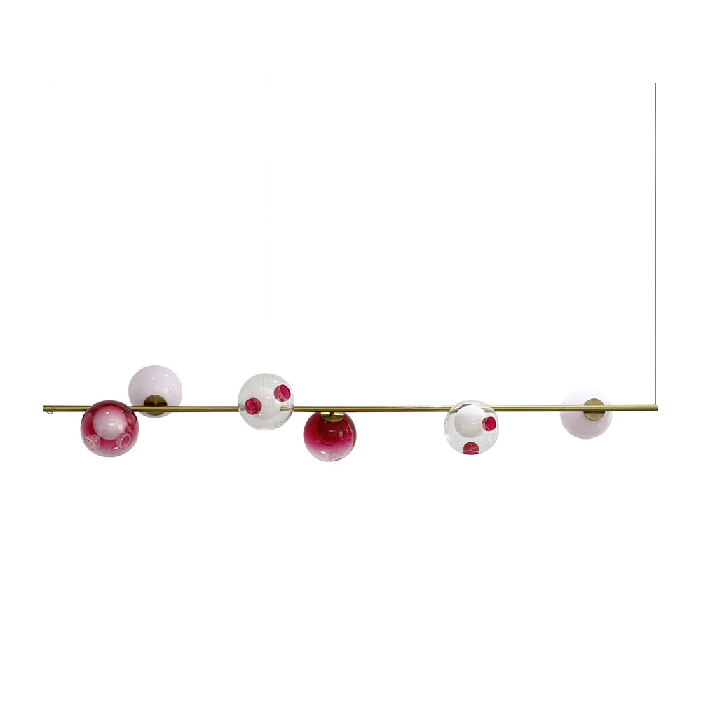 Sedna Dimensions Glass Linear Chandelier