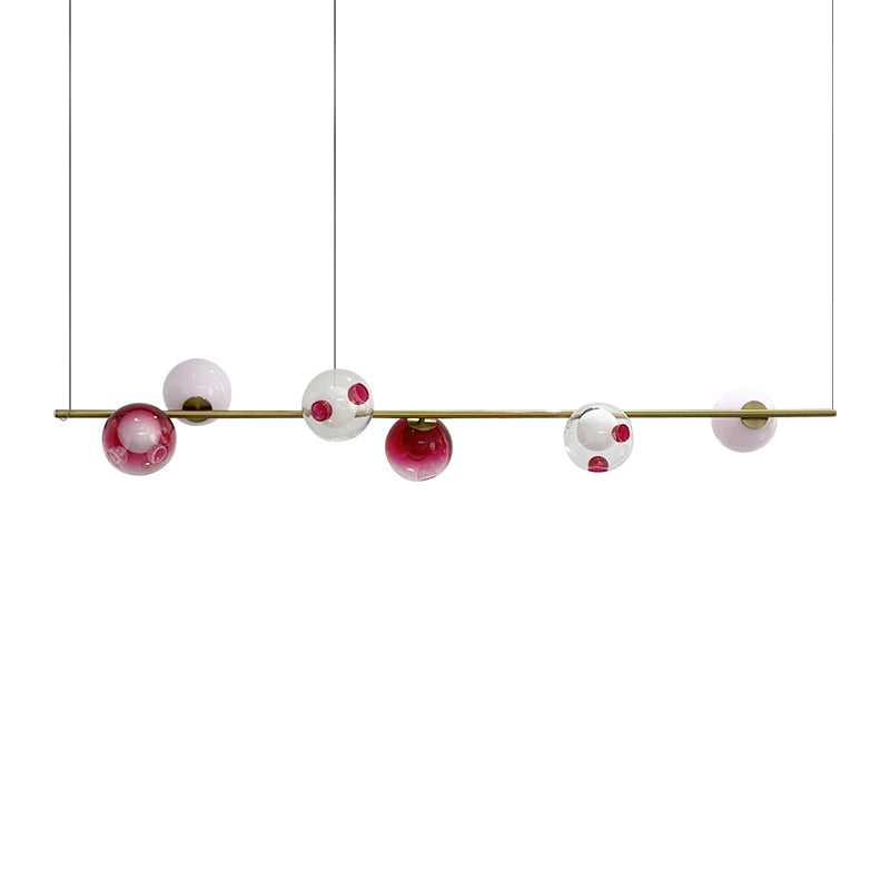 Sedna Dimensions Glass Linear Chandelier