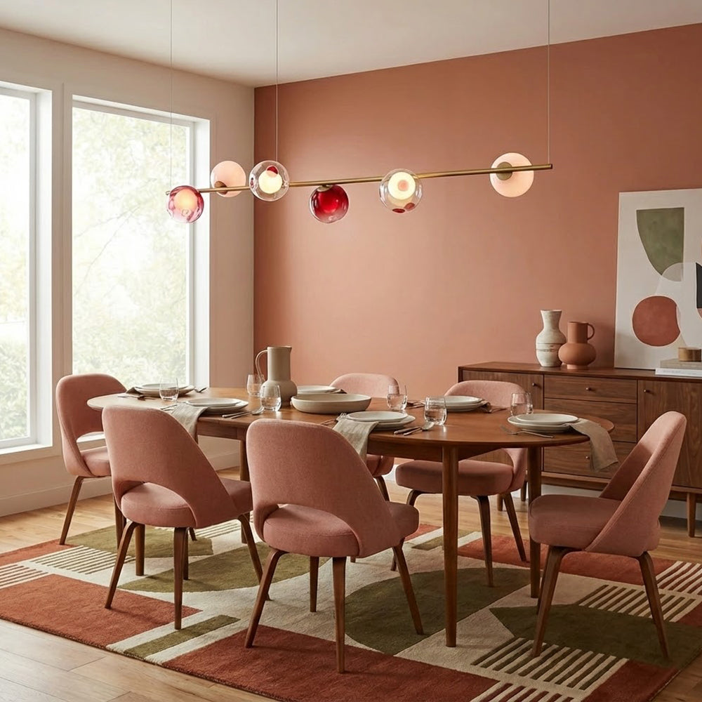 Sedna Dimensions Glass Linear Chandelier