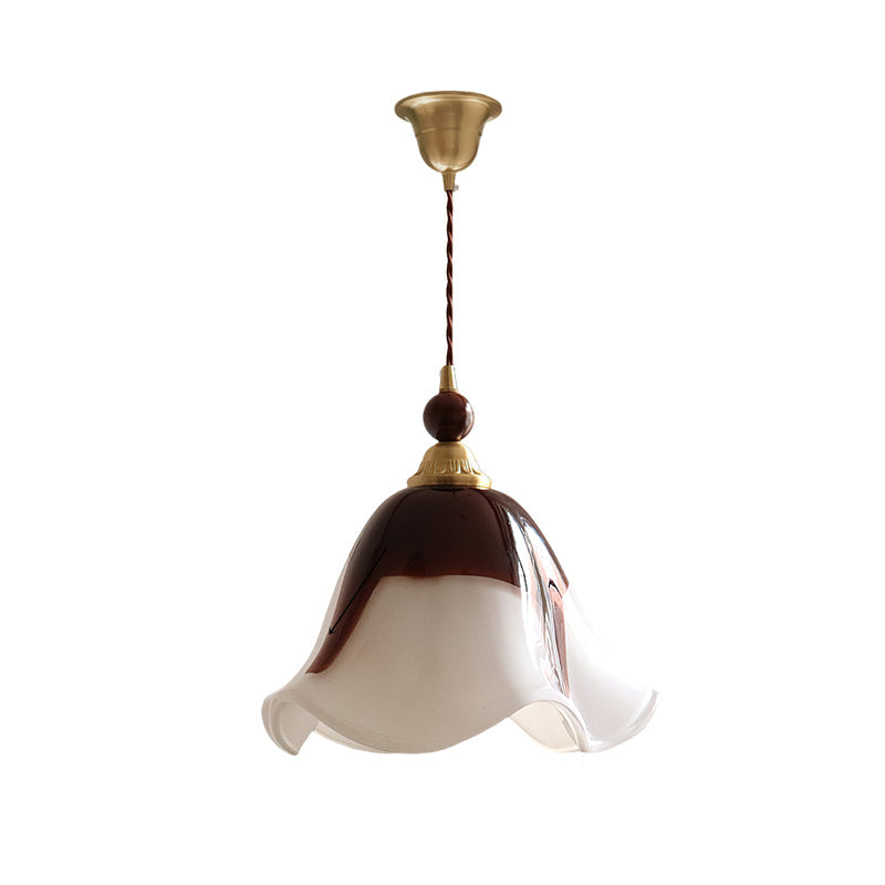 Selene Floral Glass Pendant Light