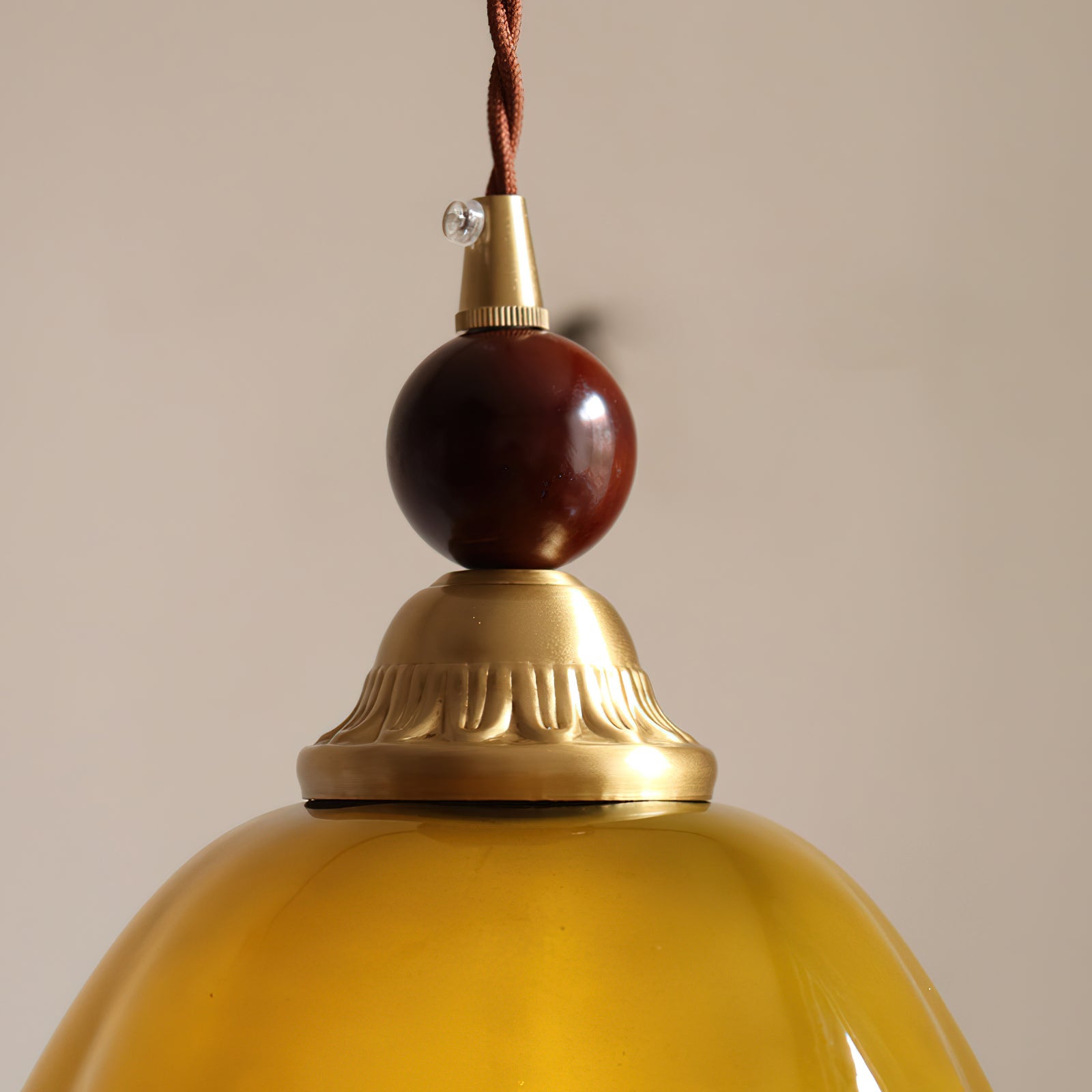 Selene Floral Glass Pendant Light