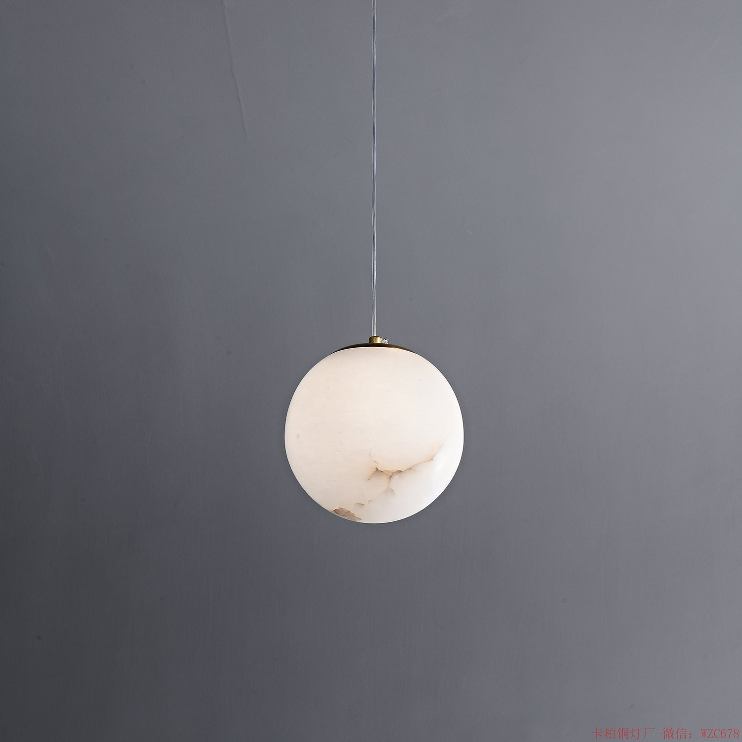 Esolisra Minimalist Alabaster Pendant Light - Blowlighting